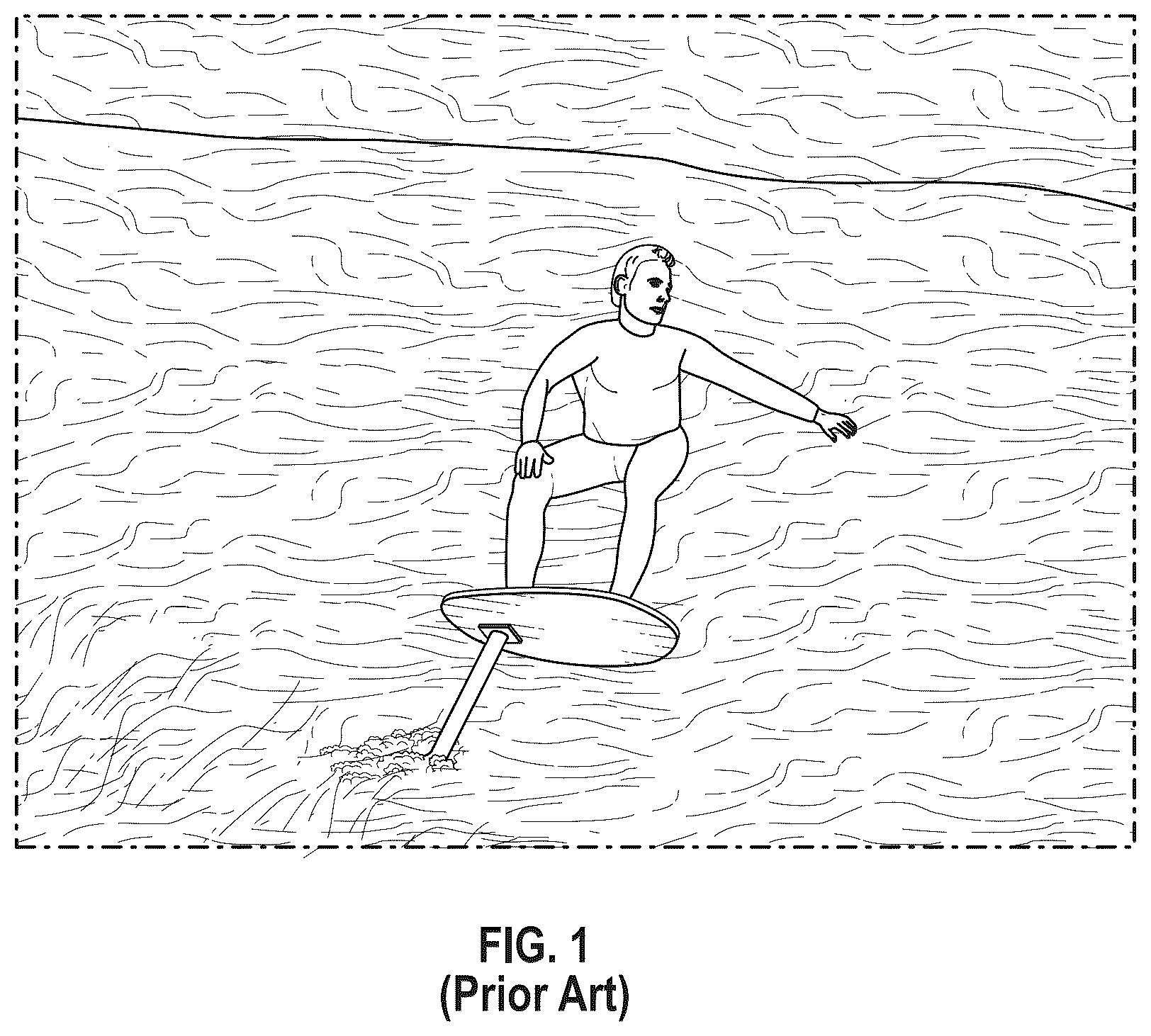 Patent US12319389 — Hydrofoil — Figure 1