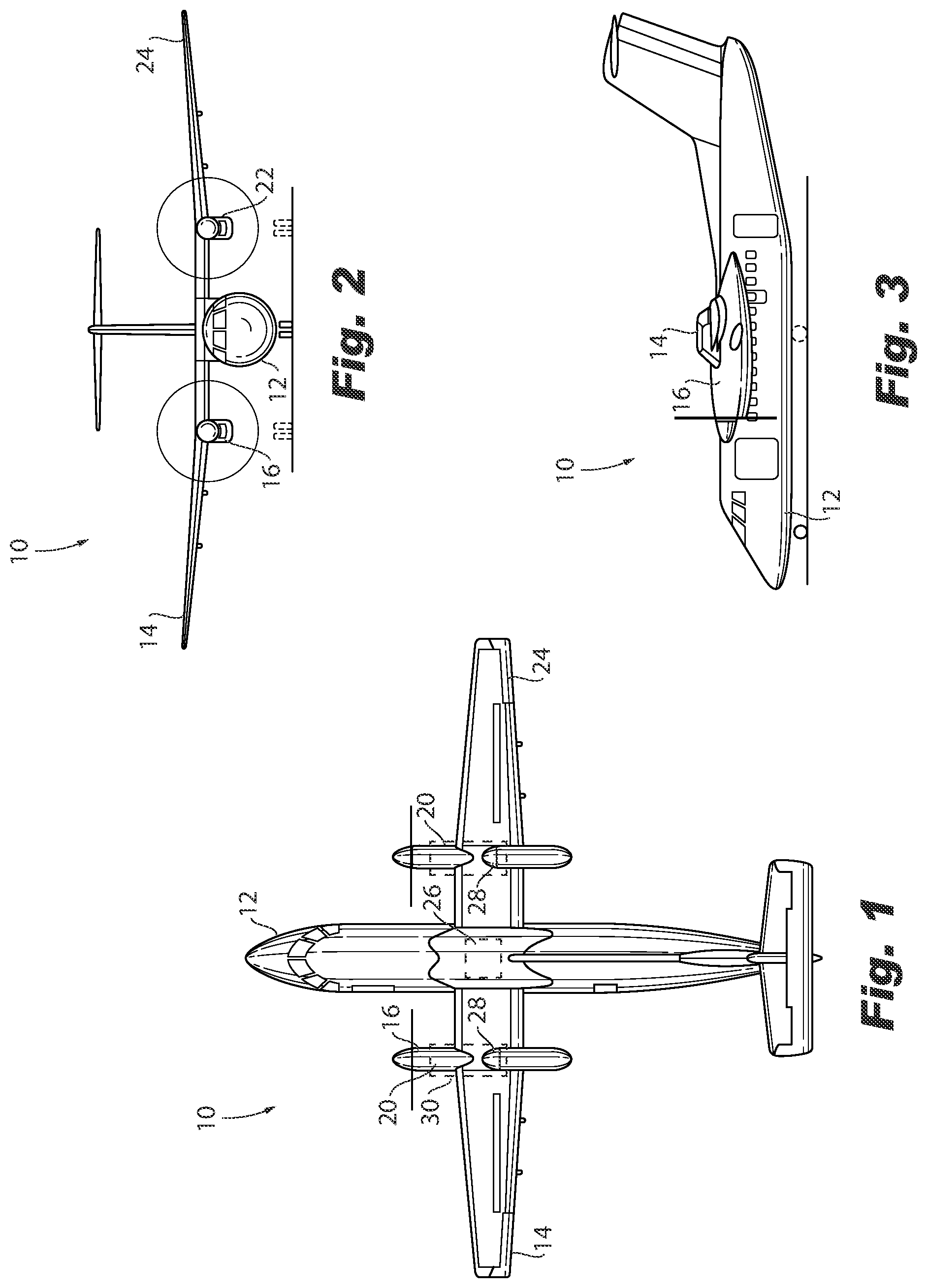 Patent US12319400 — Aircraft propulsion system and methods of feathering — Figure 1