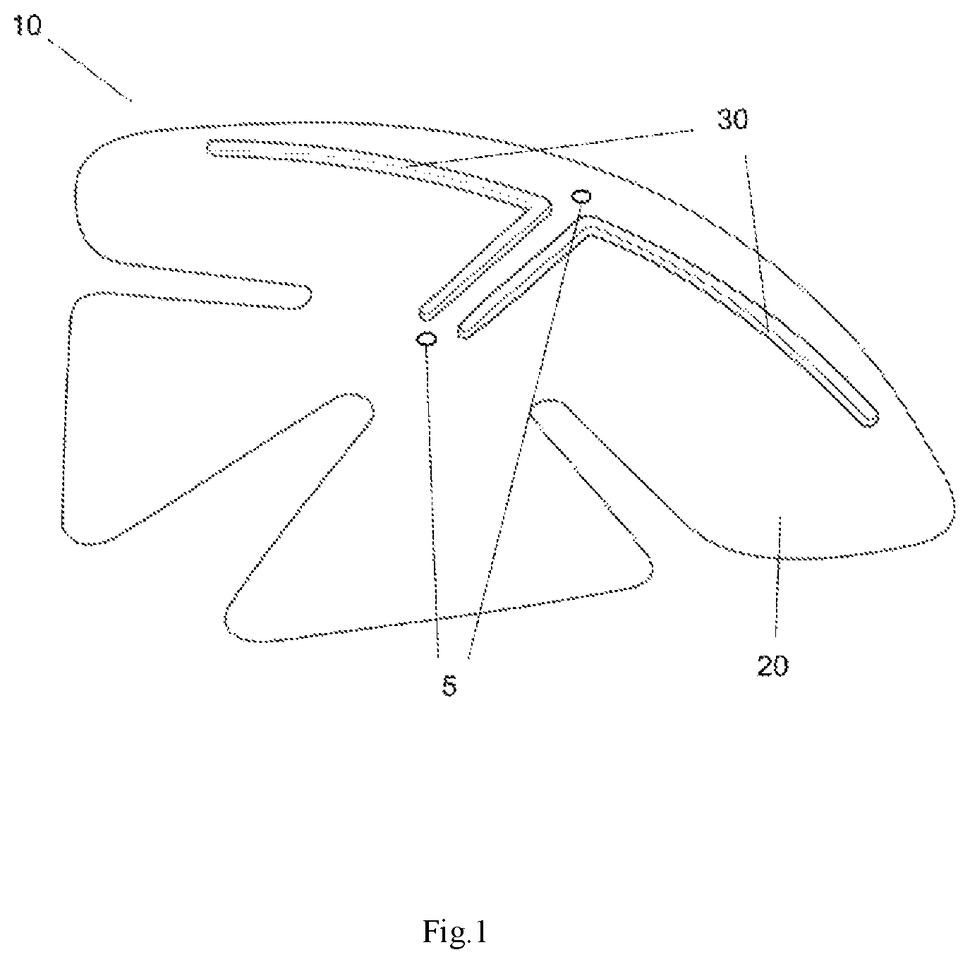 Patent US12319407 — Light kite — Figure 1