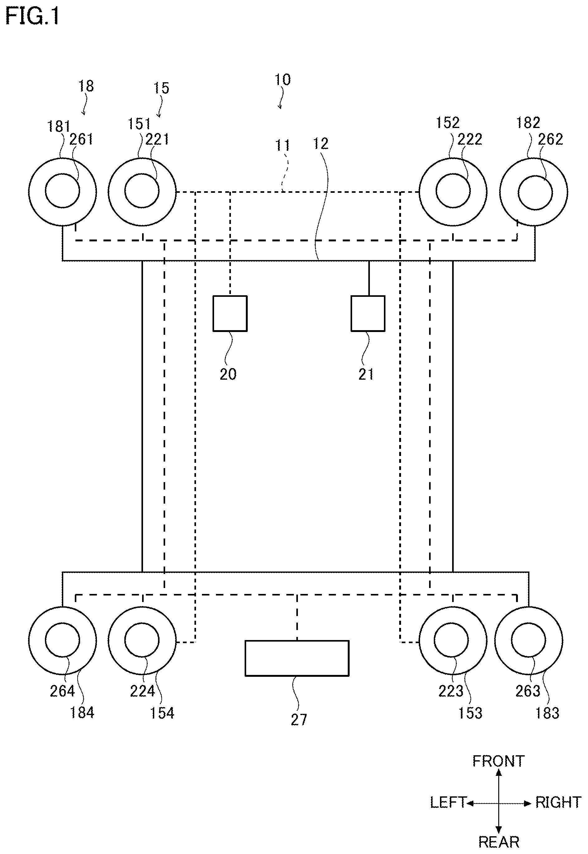 Patent US12319445 — Flight device — Figure 1