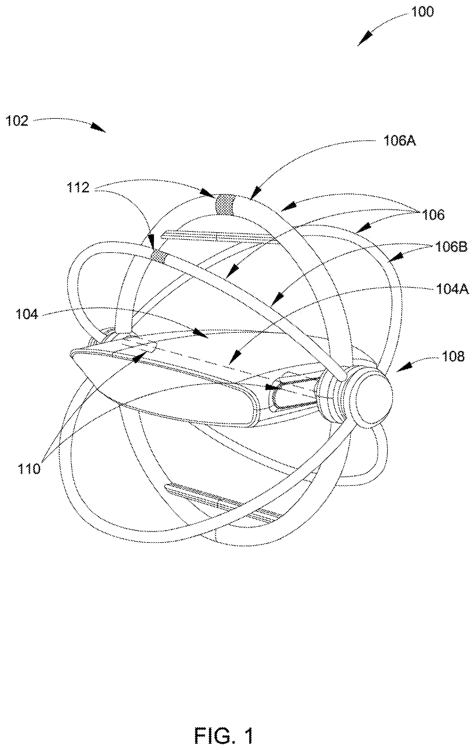Patent US12319448 — Unmanned aerial vehicle powered using electric propulsion — Figure 1