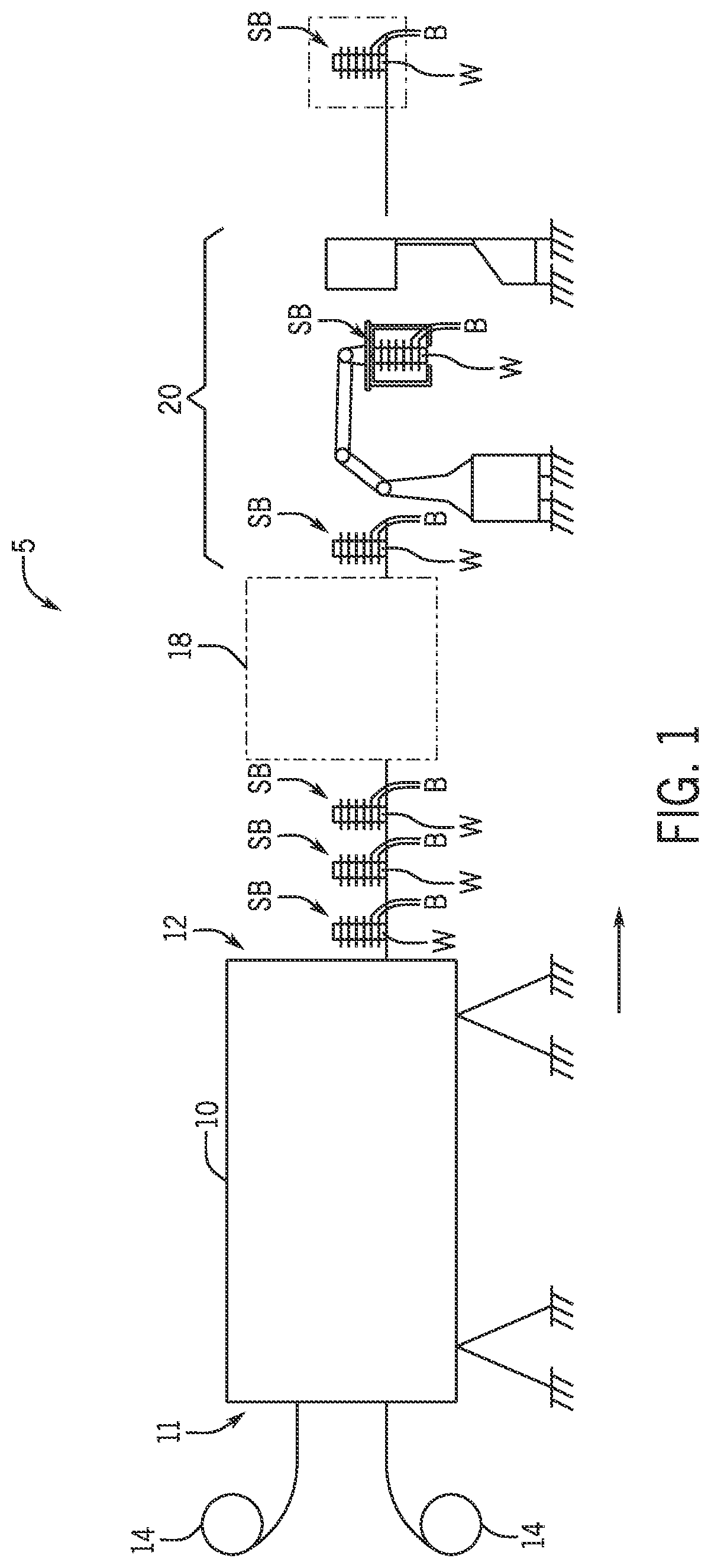 Patent US12319451 — Systems for packaging stacks of bags — Figure 1