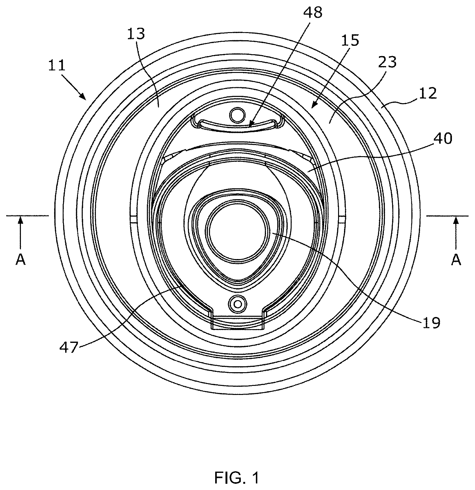 Patent US12319467 — Can lid and method for producing a can lid — Figure 1