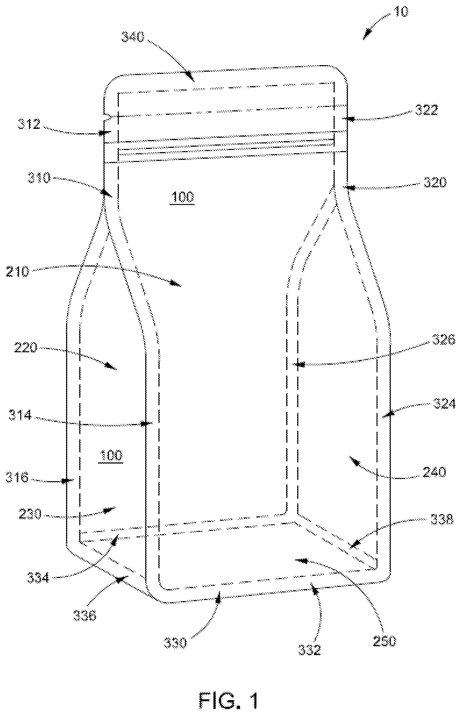 Patent US12319473 — Recyclable bag — Figure 1