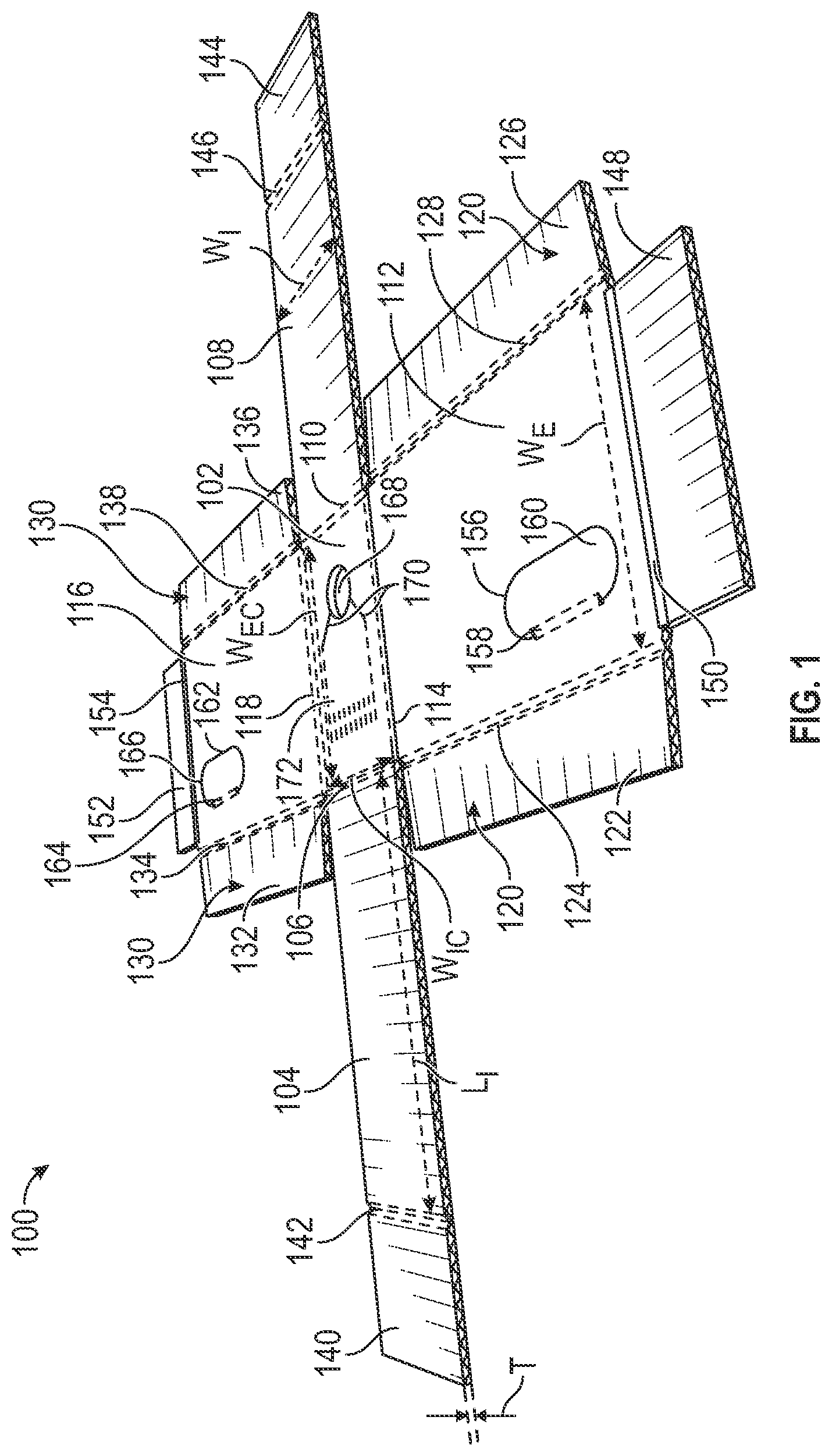 Patent US12319478 — Box blanks, systems, and methods — Figure 1