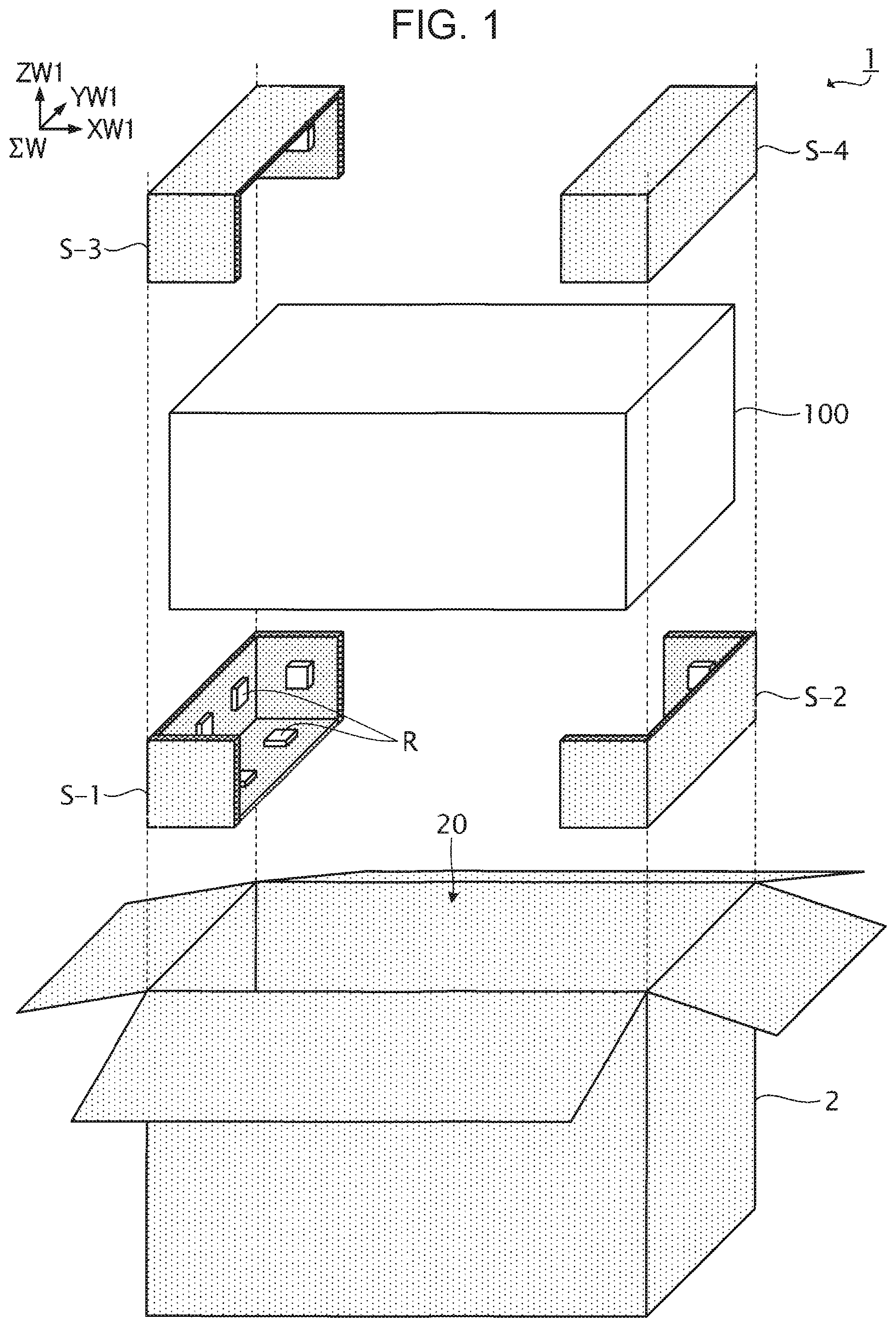 Patent US12319486 — Cushioning material, packing material, and package — Figure 1