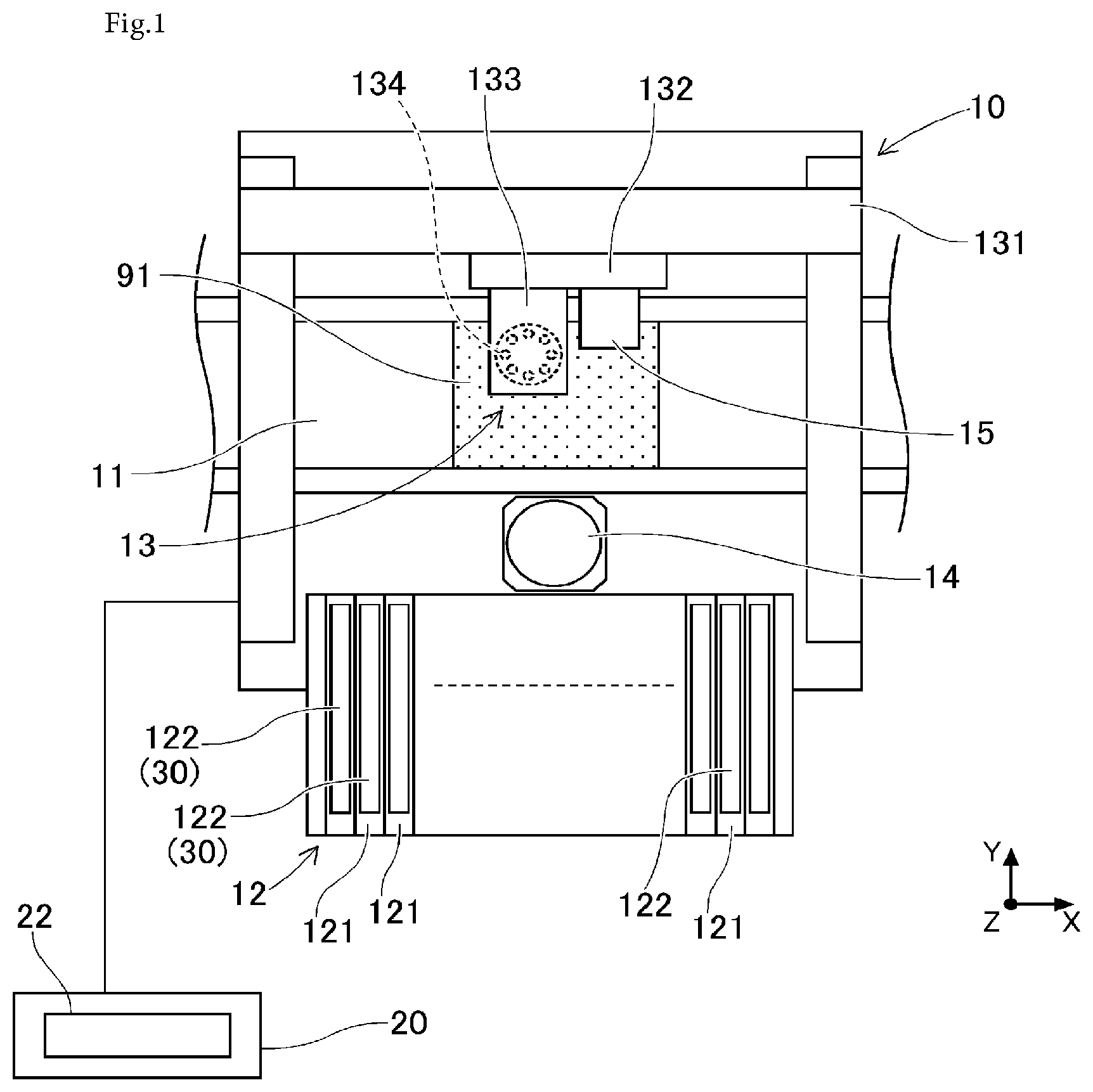 Patent US12319513 — Bulk feeder and component mounting machine — Figure 1