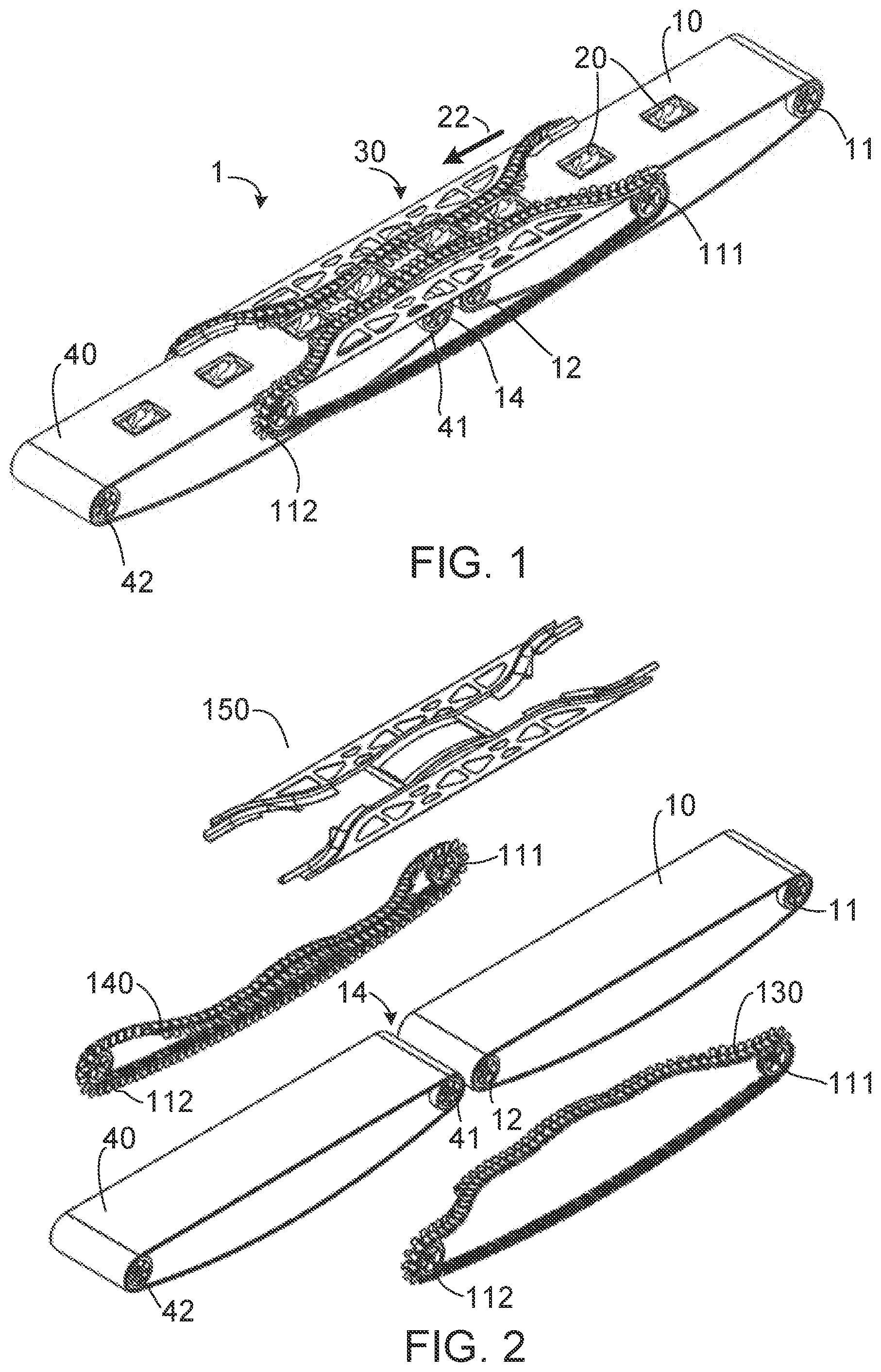 Patent US12319515 — Conveyor system with transfer belts — Figure 1