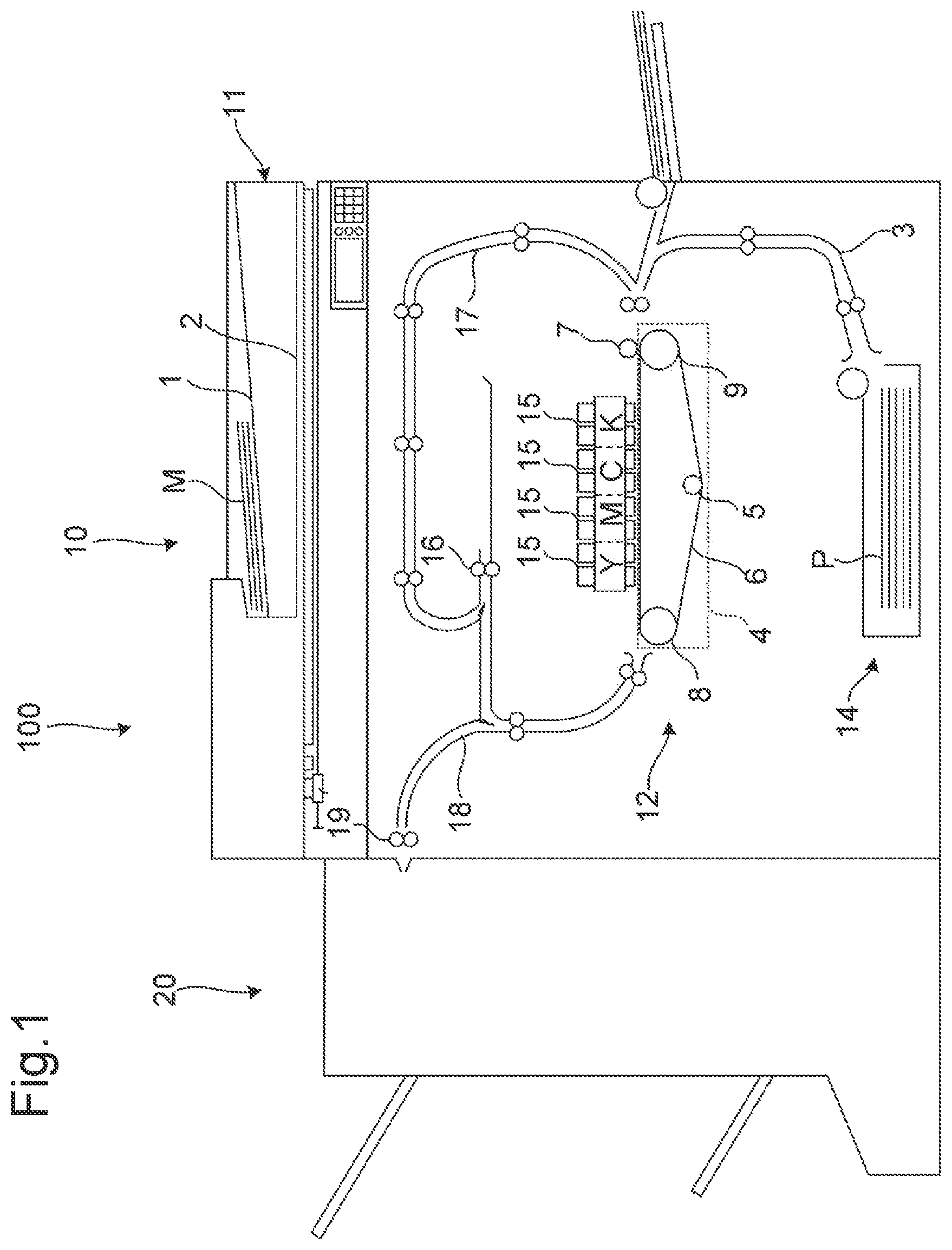 Patent US12319528 — Post-processing device that controls timing that air blower forms air layer between upper face of first recording sheet and lower face of second recording sheet, and image forming system — Figure 1