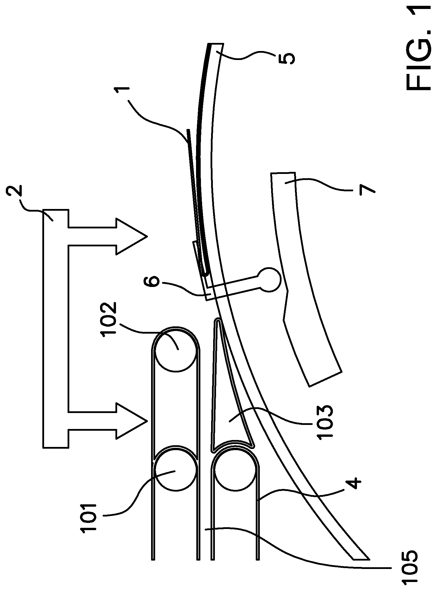 Patent US12319531 Figure 1 – Sorting module for bag checking machines
