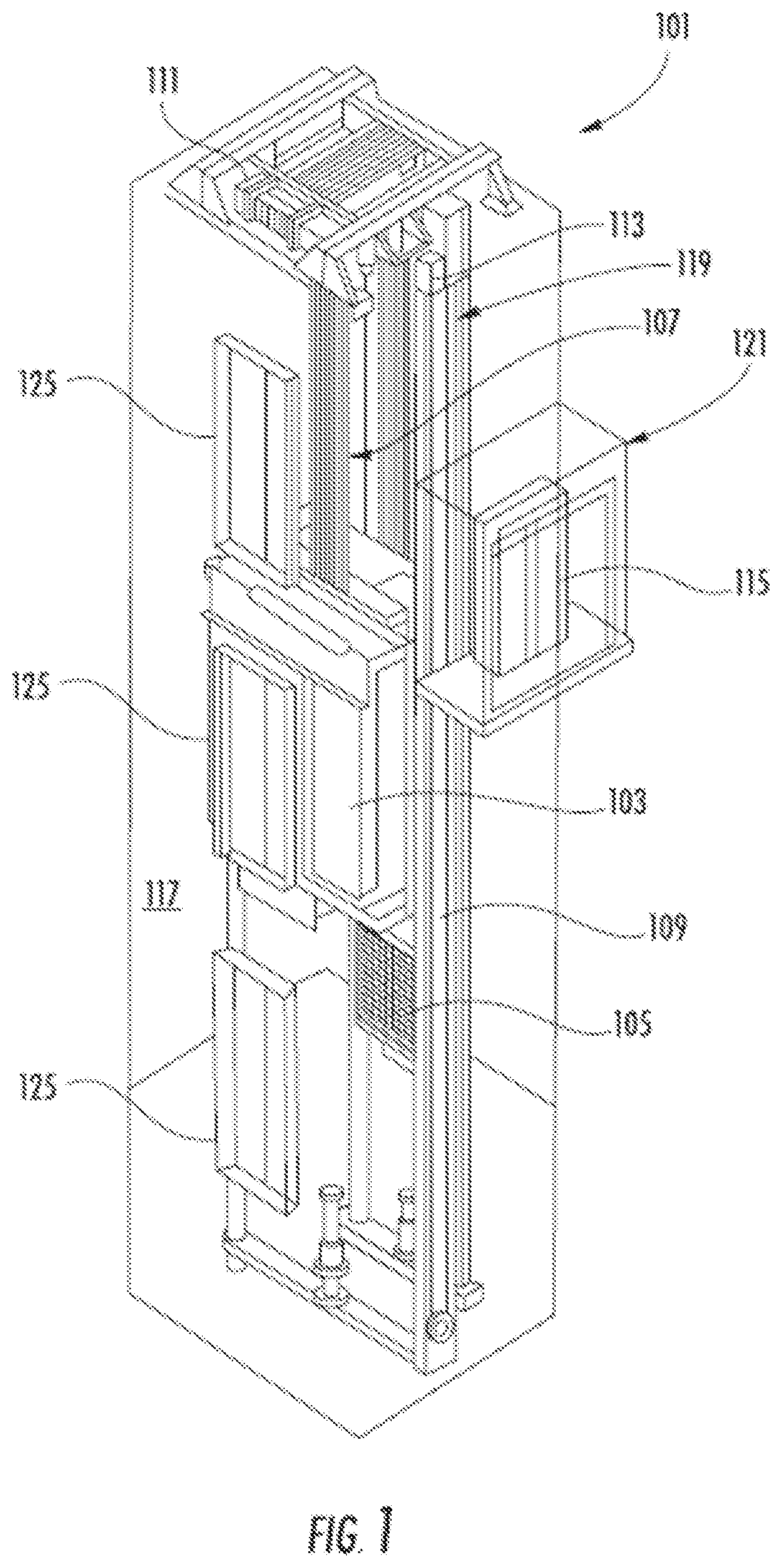 Patent US12319541 Figure 1 – Image analytics for elevator maintenance
