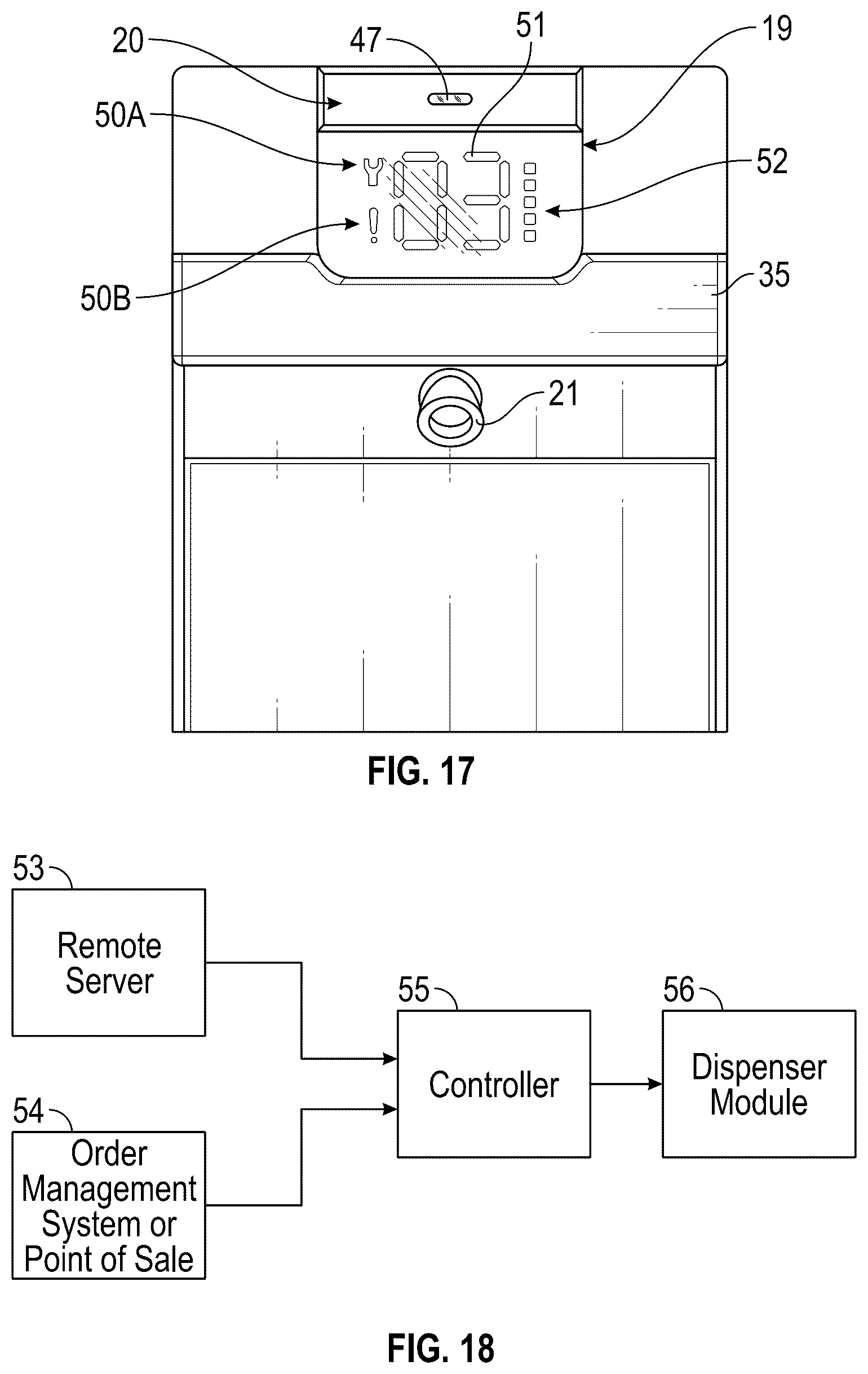 Patent US12319556 Figure 15 – Automated dispensing system for customized beverages