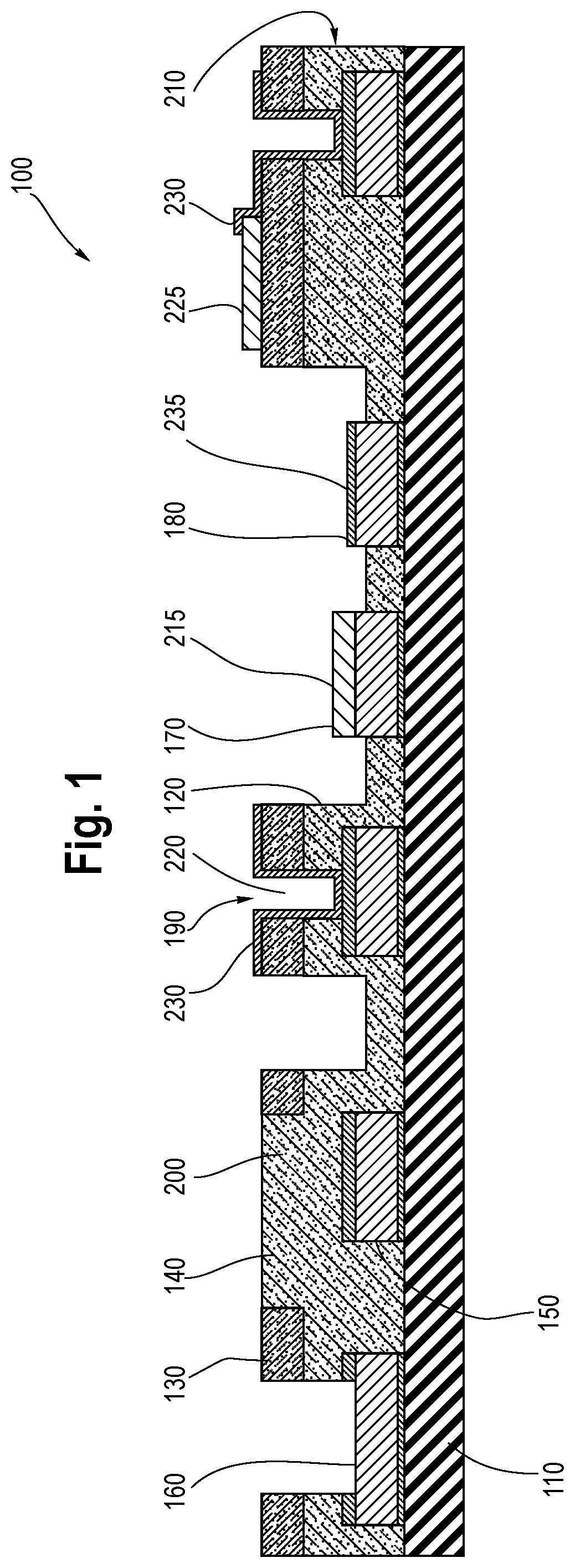 Patent US12319562 — Systems and methods for providing getters in microelectromechanical systems — Figure 1