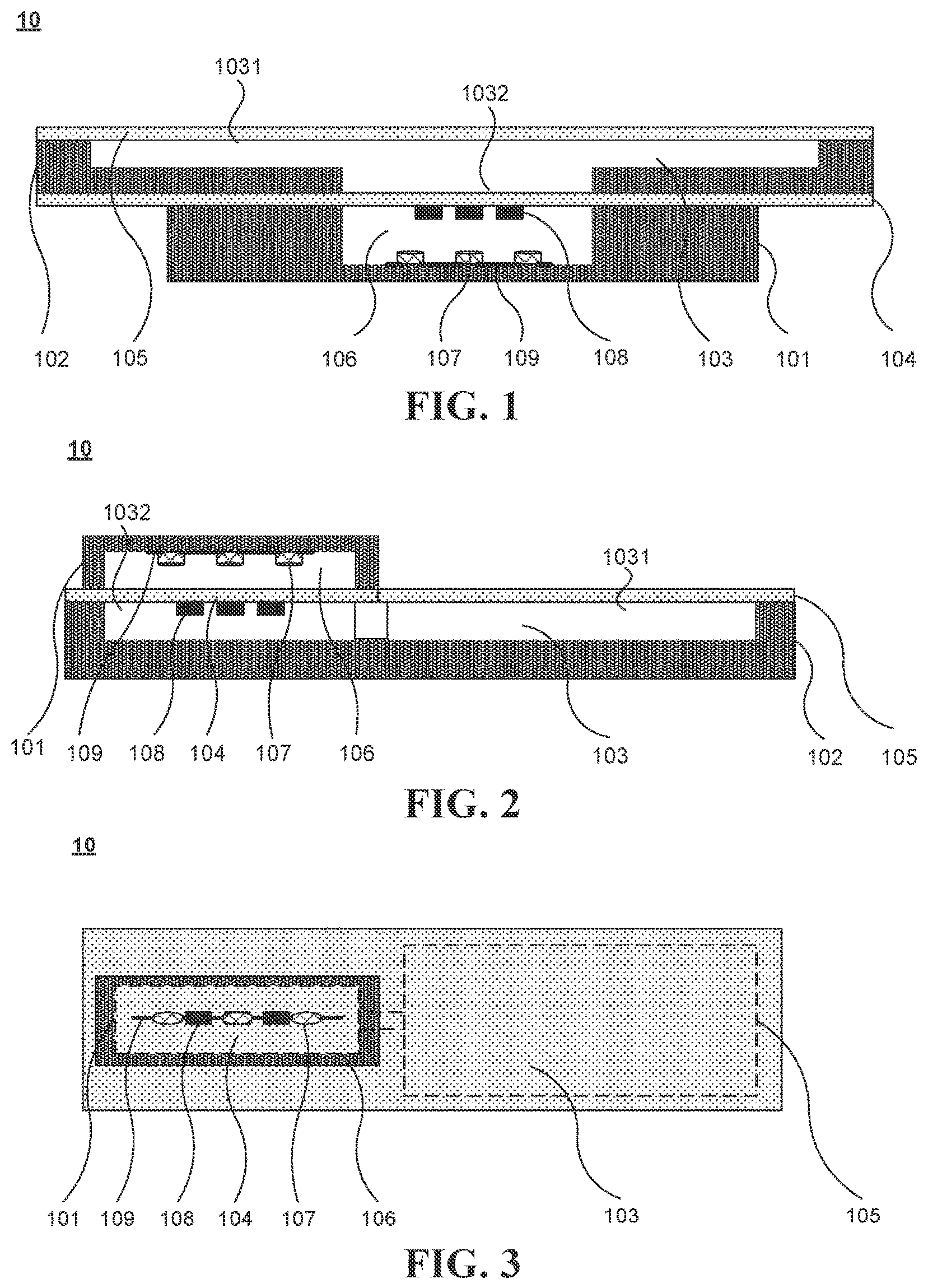 Patent US12319565 — MEMS environmental sensor and preparation method therefor — Figure 1