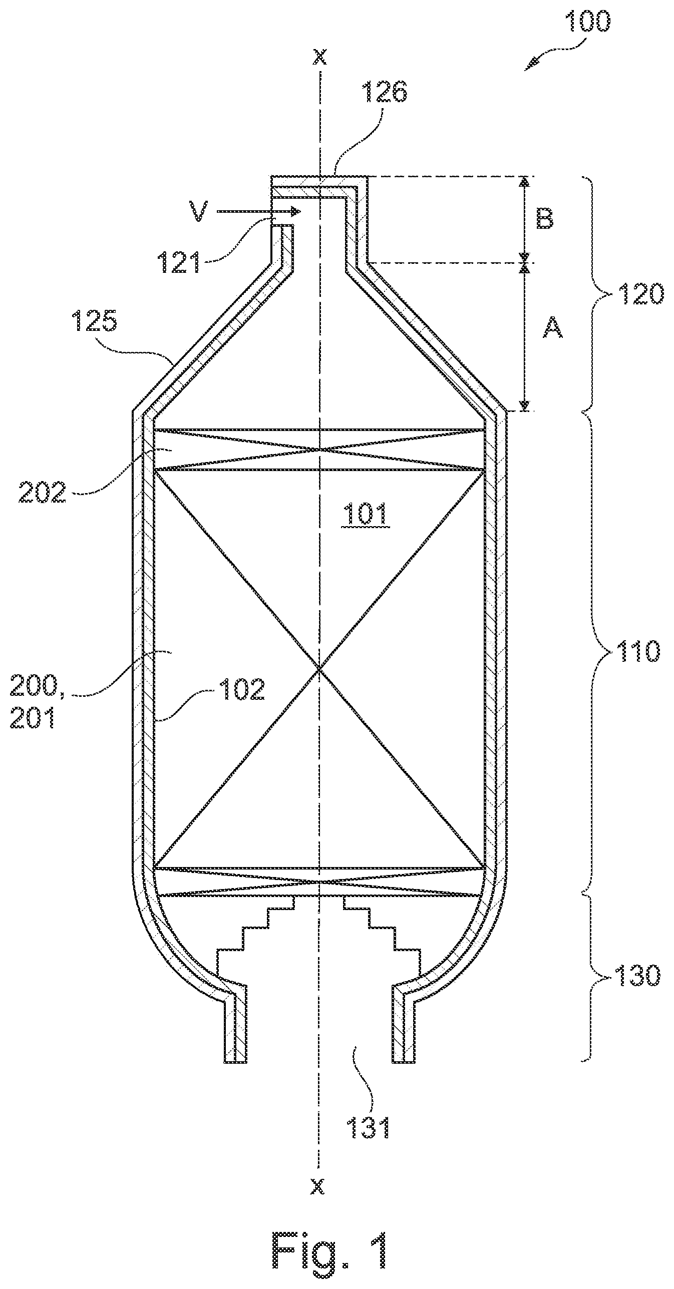 Patent US12319576 — High temperature reactor vessel, plant and method — Figure 1