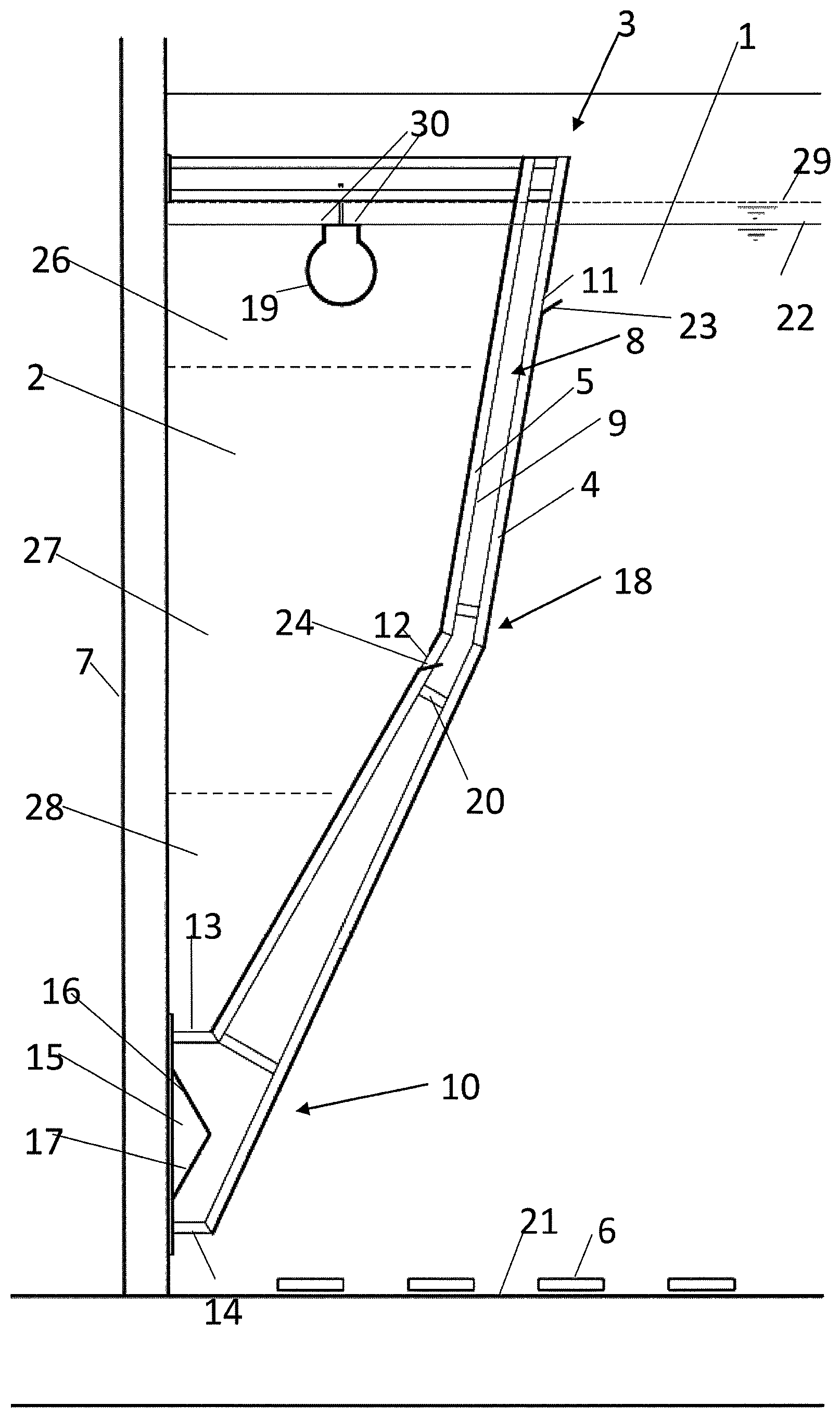 Patent US12319600 Figure 1 – Sewage treatment plant