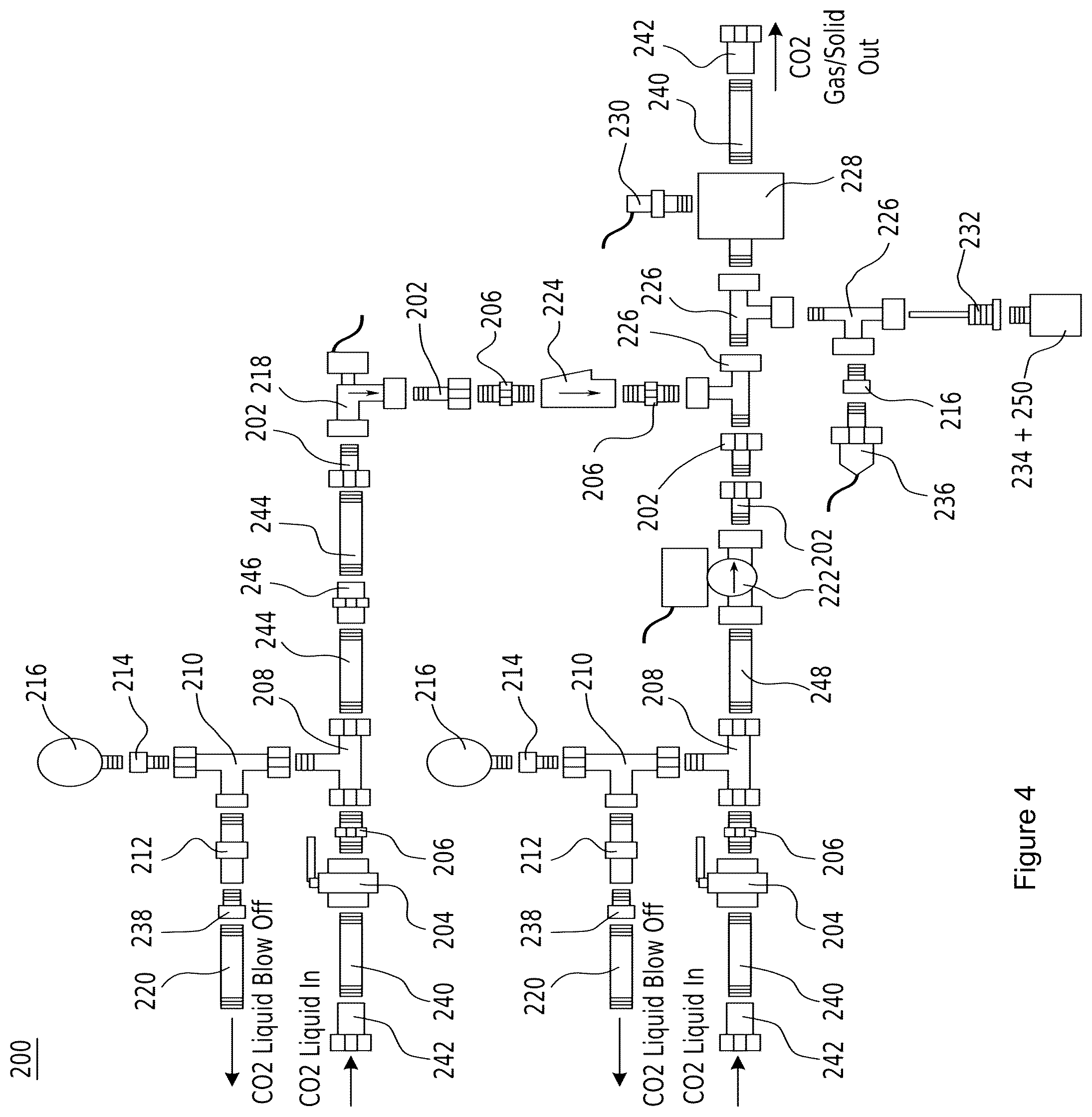 Patent US12319626 Figure 5 – Apparatus for delivery of carbon dioxide to a concrete mix in a mixer and determining flow rate
