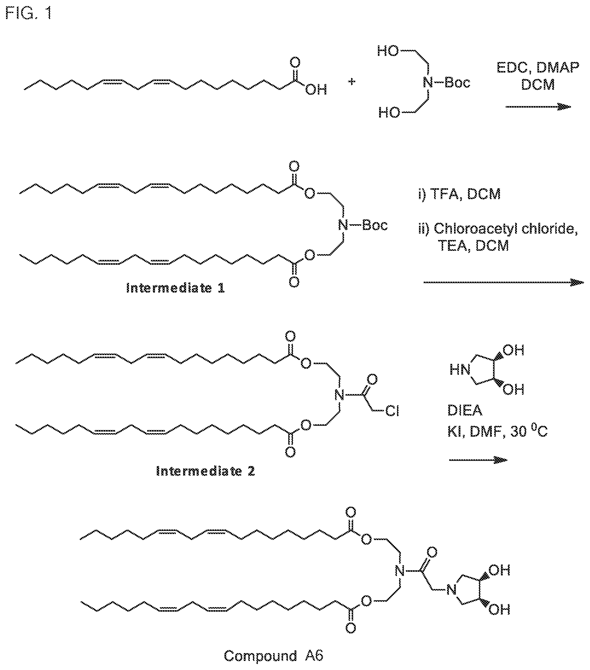 Patent US12319643 — Ionizable compounds and compositions and uses thereof — Figure 1