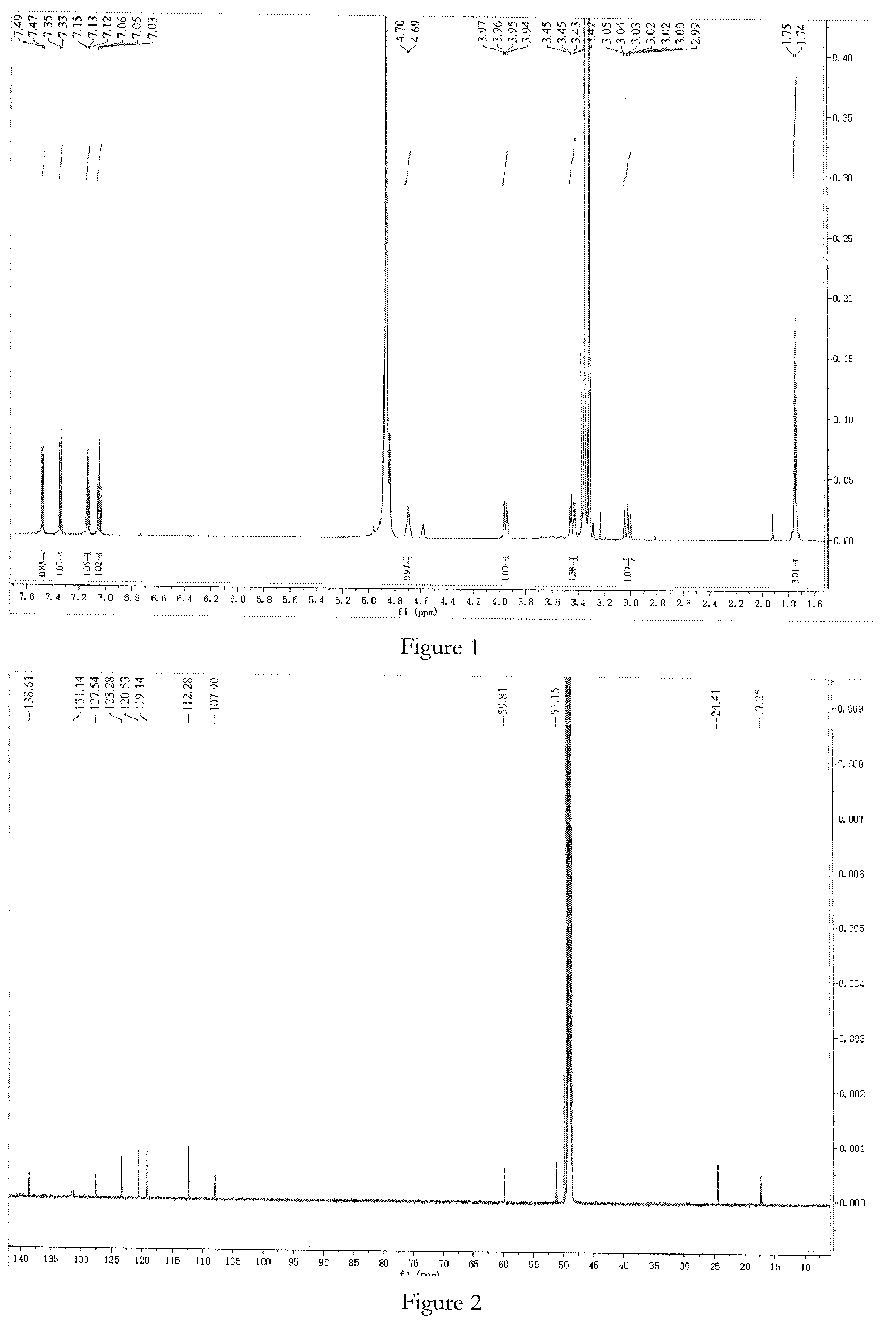 Patent US12319687 — Indole alkaloid compound in noni enzyme and preparation method and application thereof — Figure 1