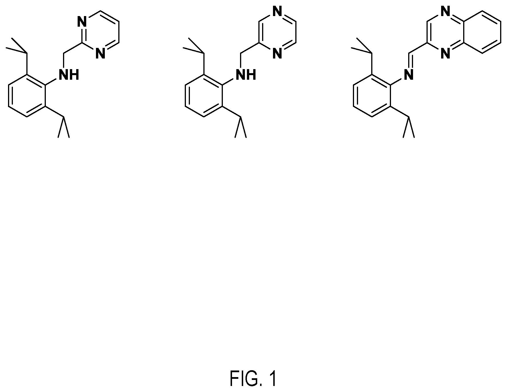 Patent US12319760 Figure 1 – Bidentate diazinylamido complexes as catalysts for olefin polymerization