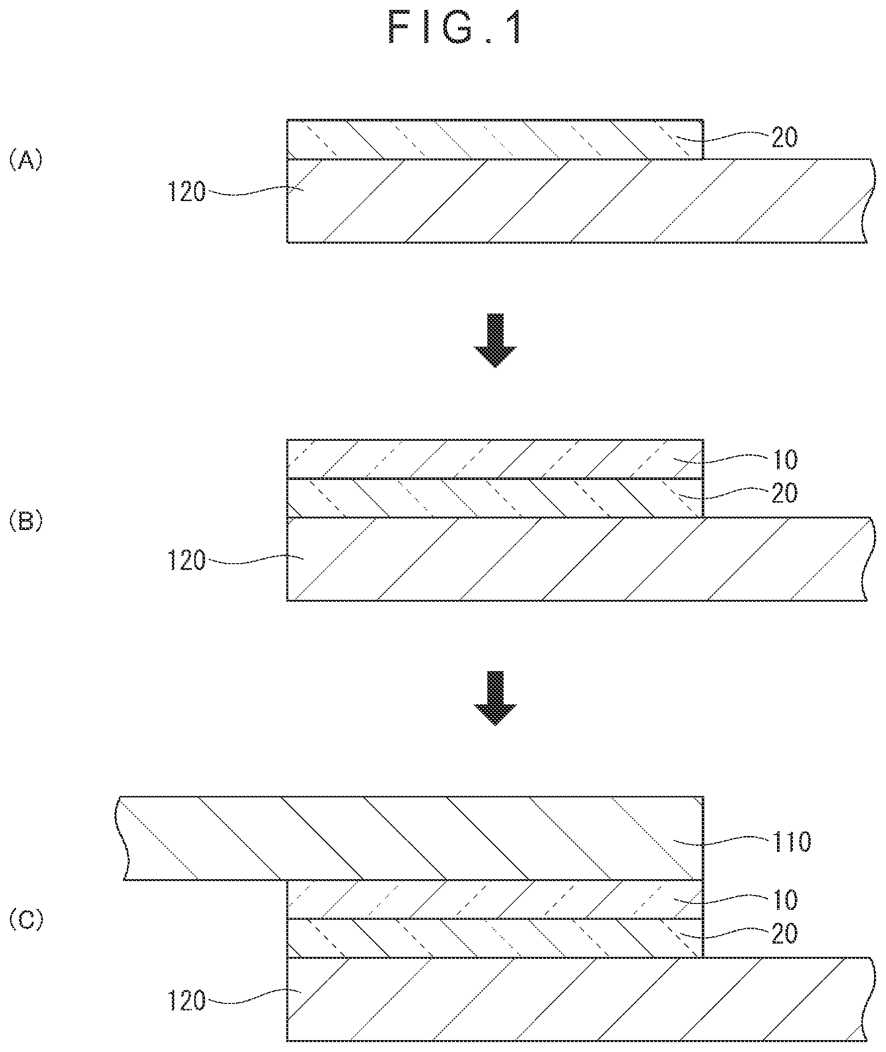 Patent US12319852 — Method of bonding with adhesive sheets for high-frequency dielectric heating — Figure 1