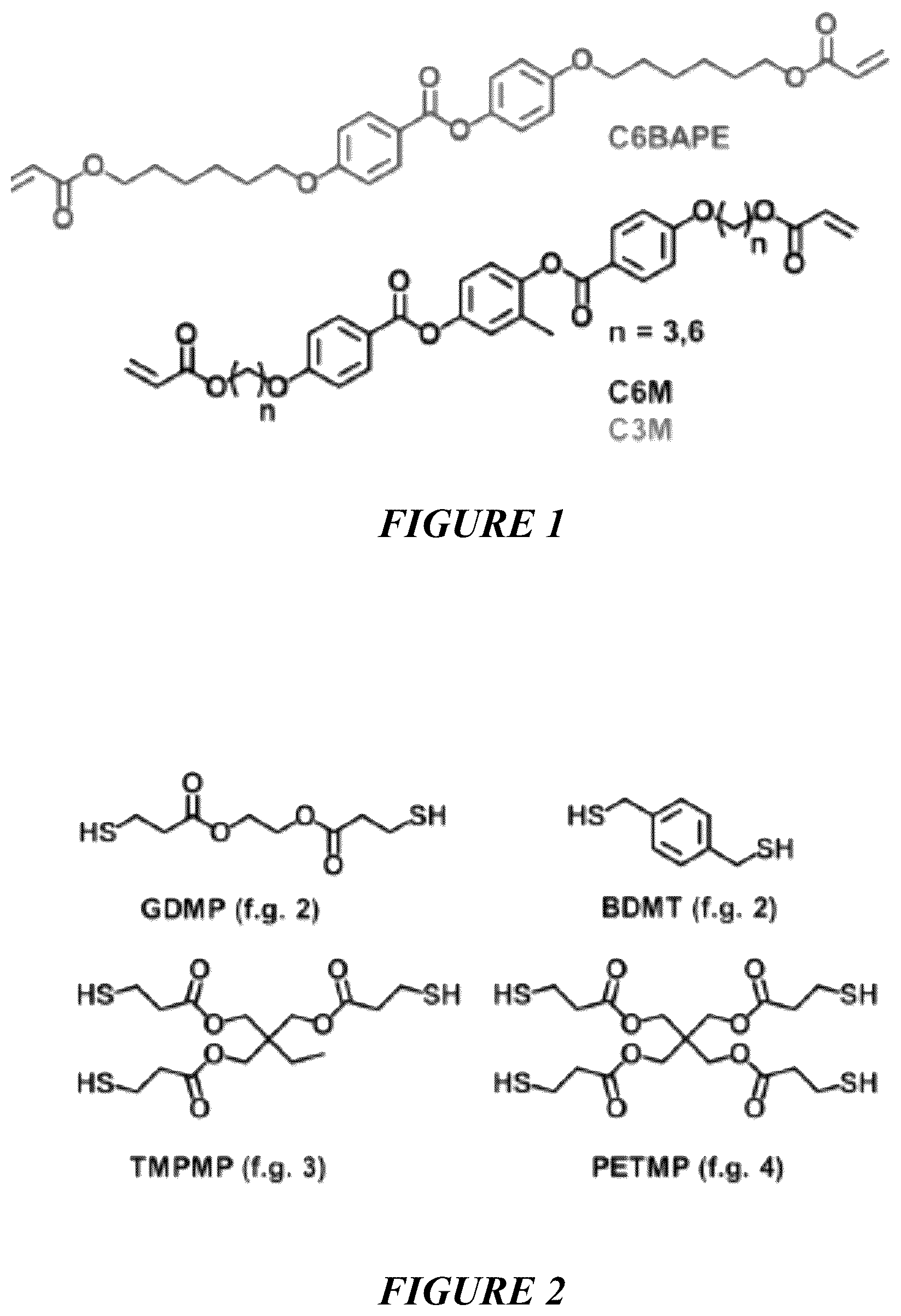 Patent US12319861 — Liquid crystal elastomer compositions and methods of making the same — Figure 1