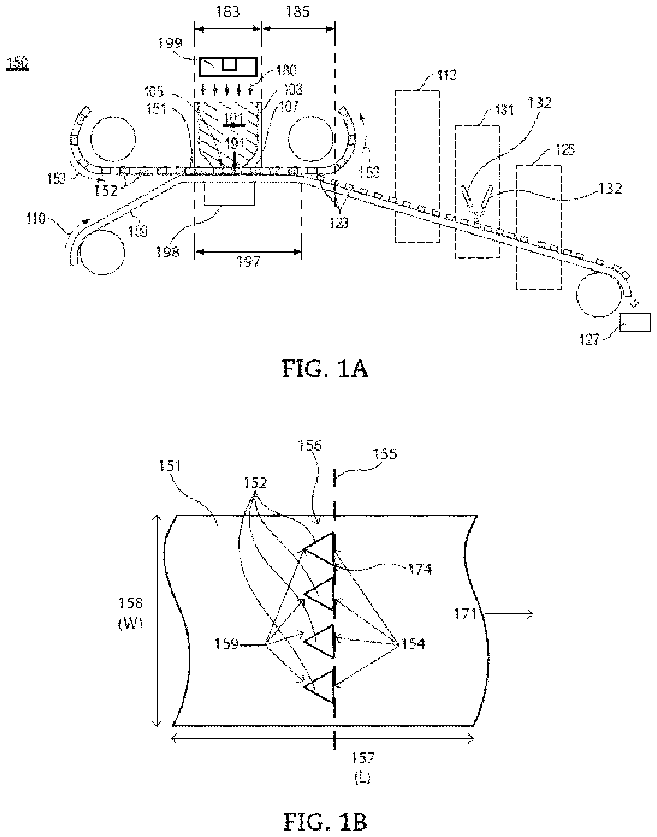 Patent US12319863 — Abrasive article including shaped abrasive particles — Figure 1