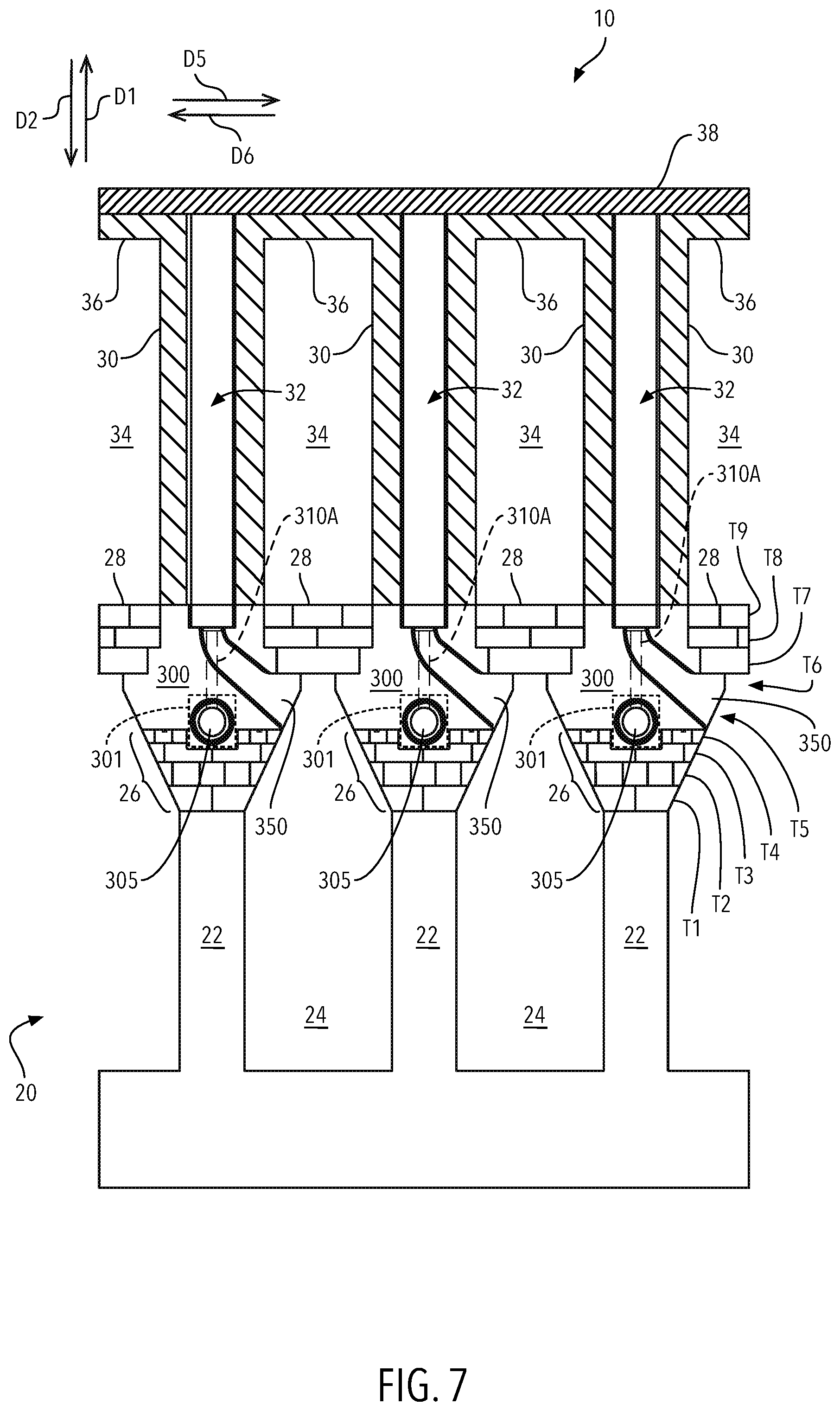 Patent US12319874 Figure 10 – Corbel for a coke oven or coke oven battery