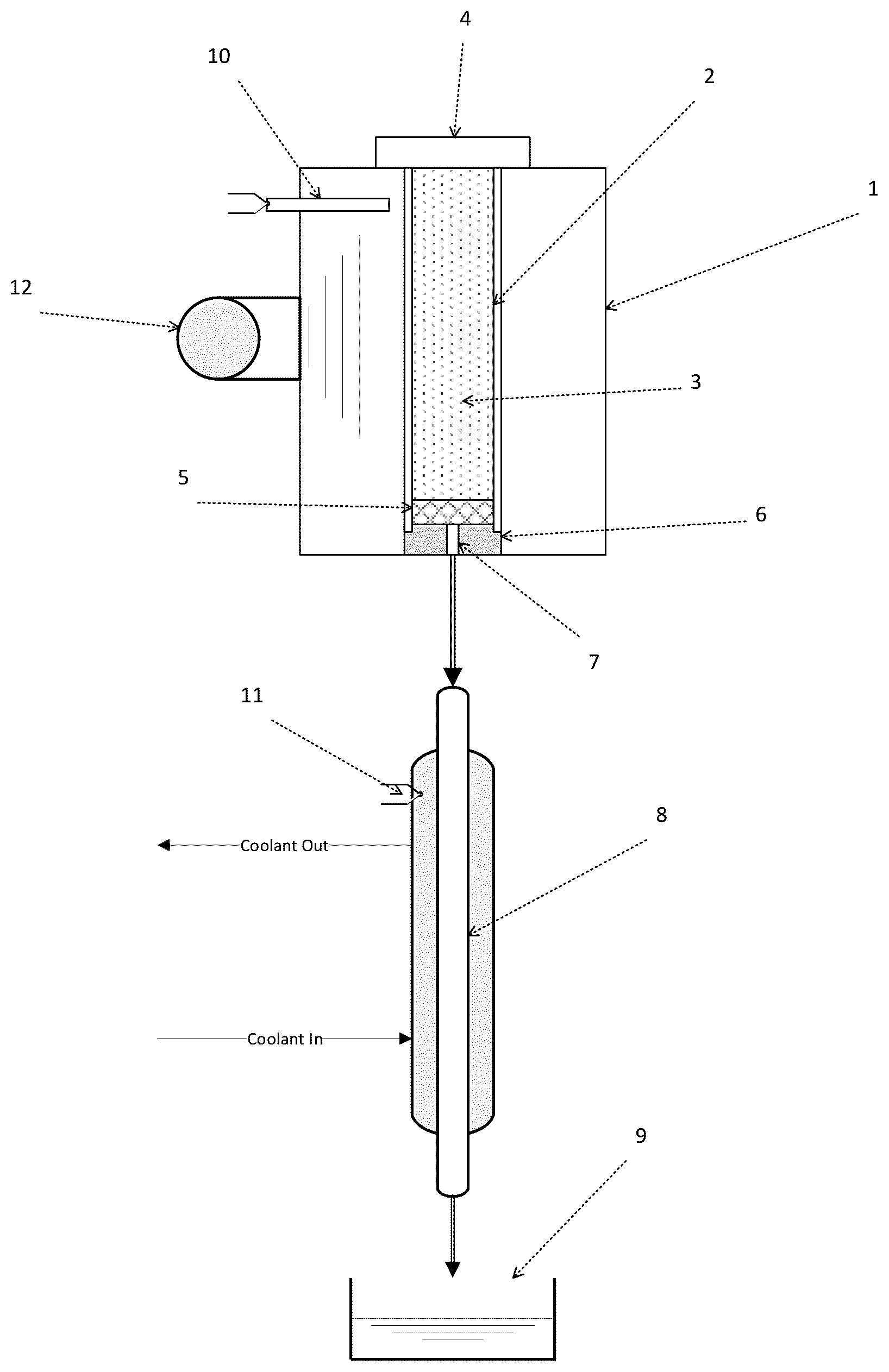 Patent US12319890 — Rapid botanical oil distillation device utilizing microwave agent — Figure 1