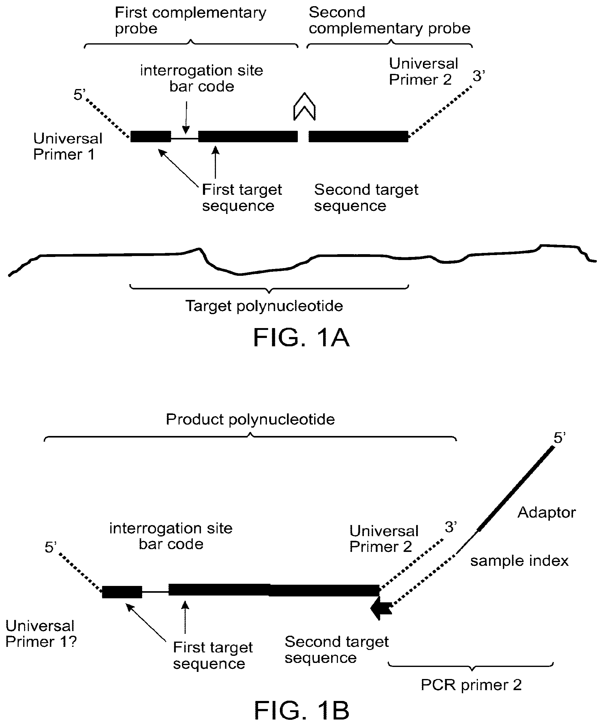 Patent US12319957 — Nucleic acid analysis by joining barcoded polynucleotide probes — Figure 1