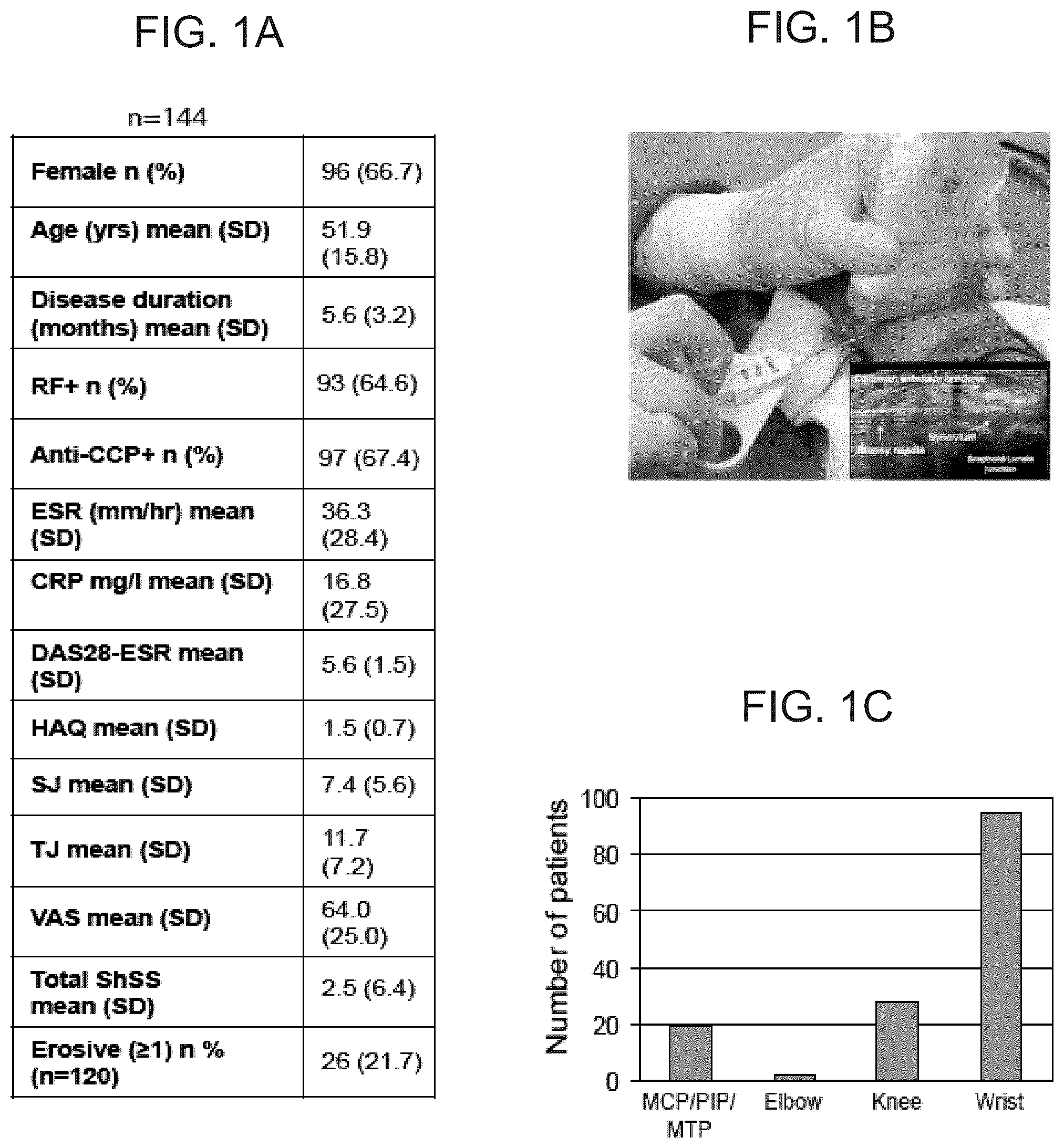 Patent US12319965 — Diagnostic and therapeutic methods for the treatment of rheumatoid arthritis (RA) — Figure 1