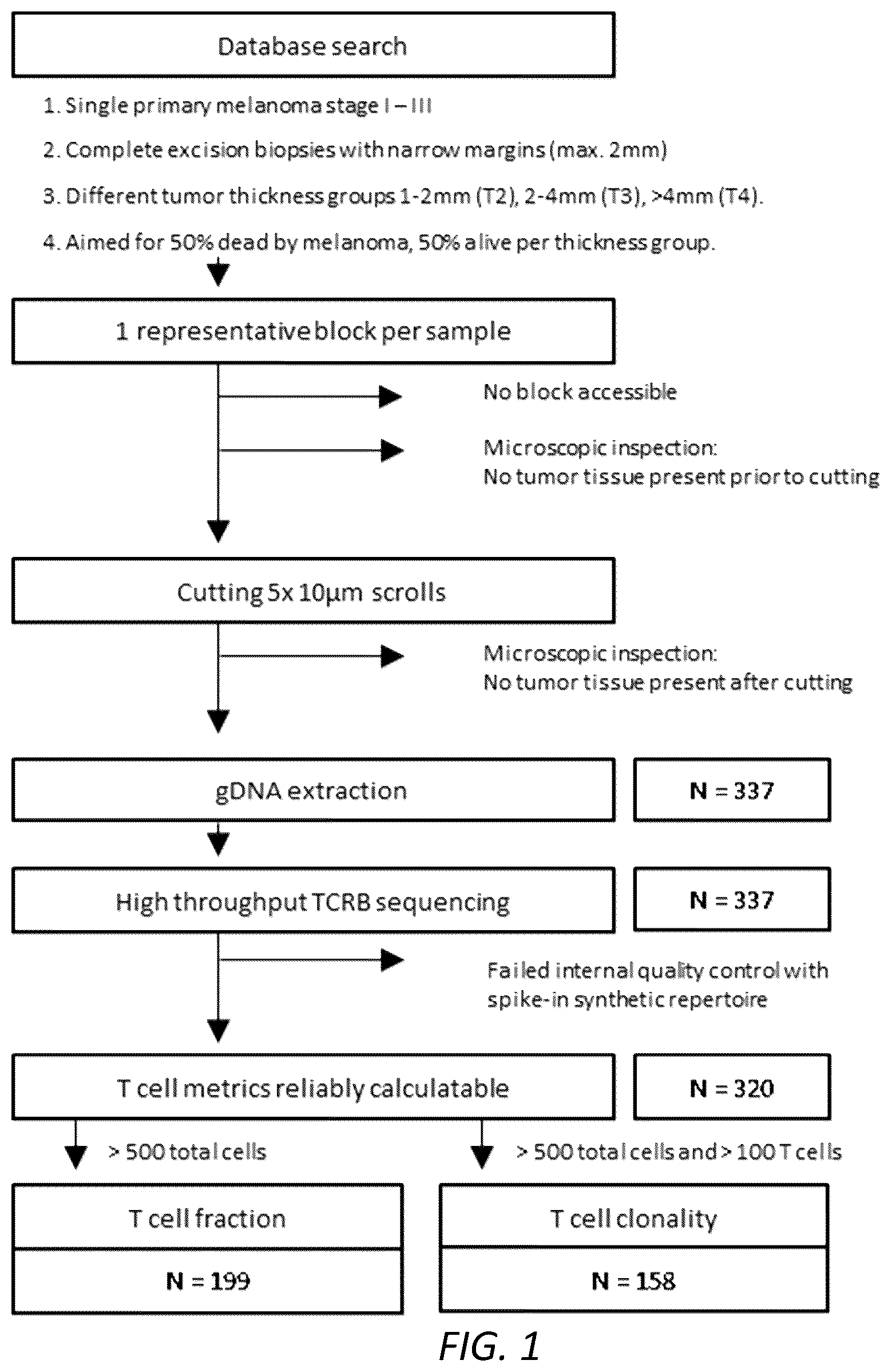 Patent US12319970 — Methods for identifying progression of a primary melanoma — Figure 1