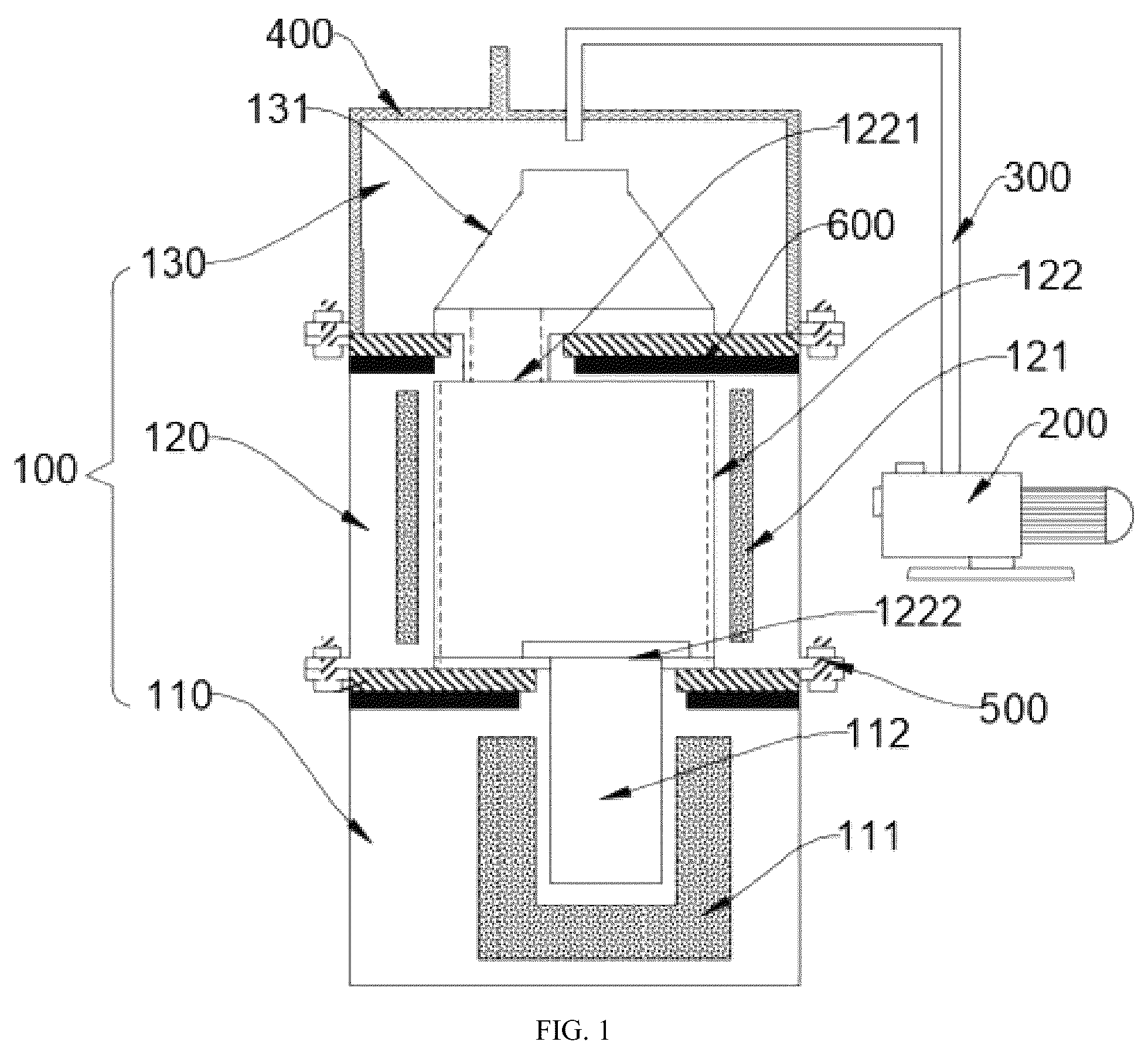 Patent US12319981 — Device and method for recovering arsenic and gallium — Figure 1
