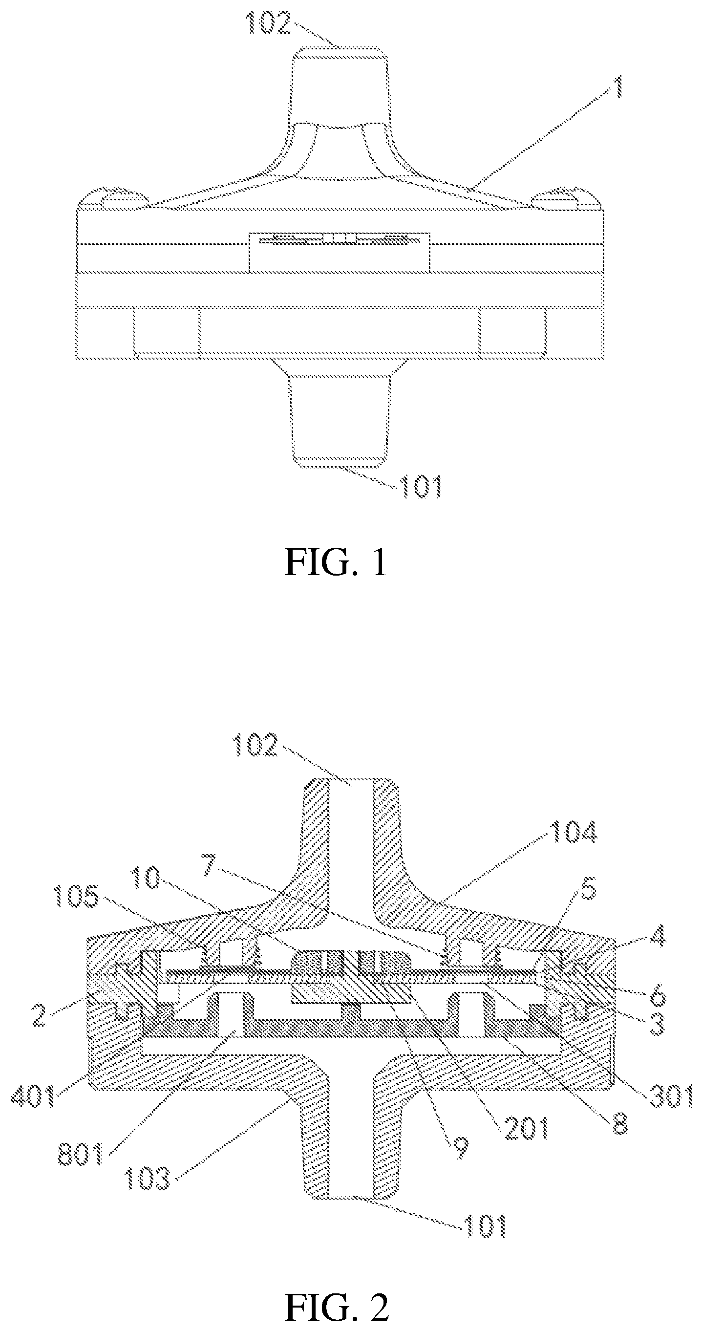 Patent US12320024 — Ozone electrolysis cell and ozone electrolysis cell application module — Figure 1
