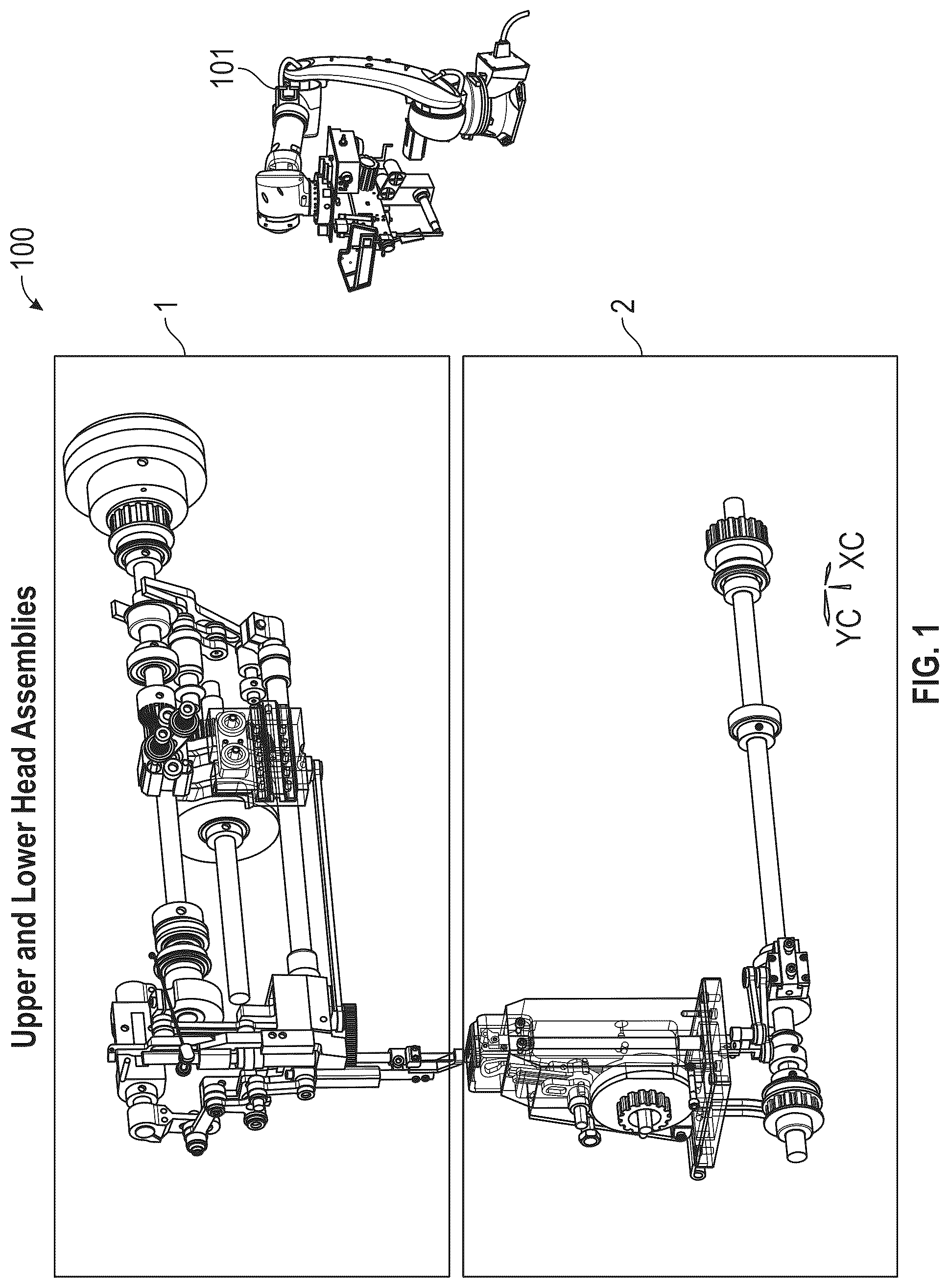 Patent US12320050 — Method and apparatus for automated ornamental decorative stitching — Figure 1