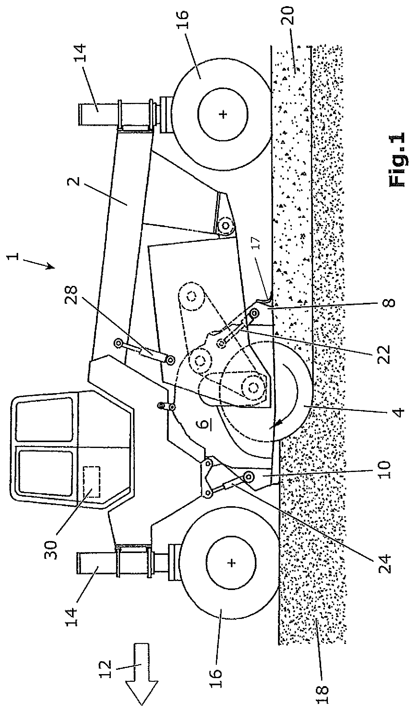 Patent US12320080 — Construction machine — Figure 1