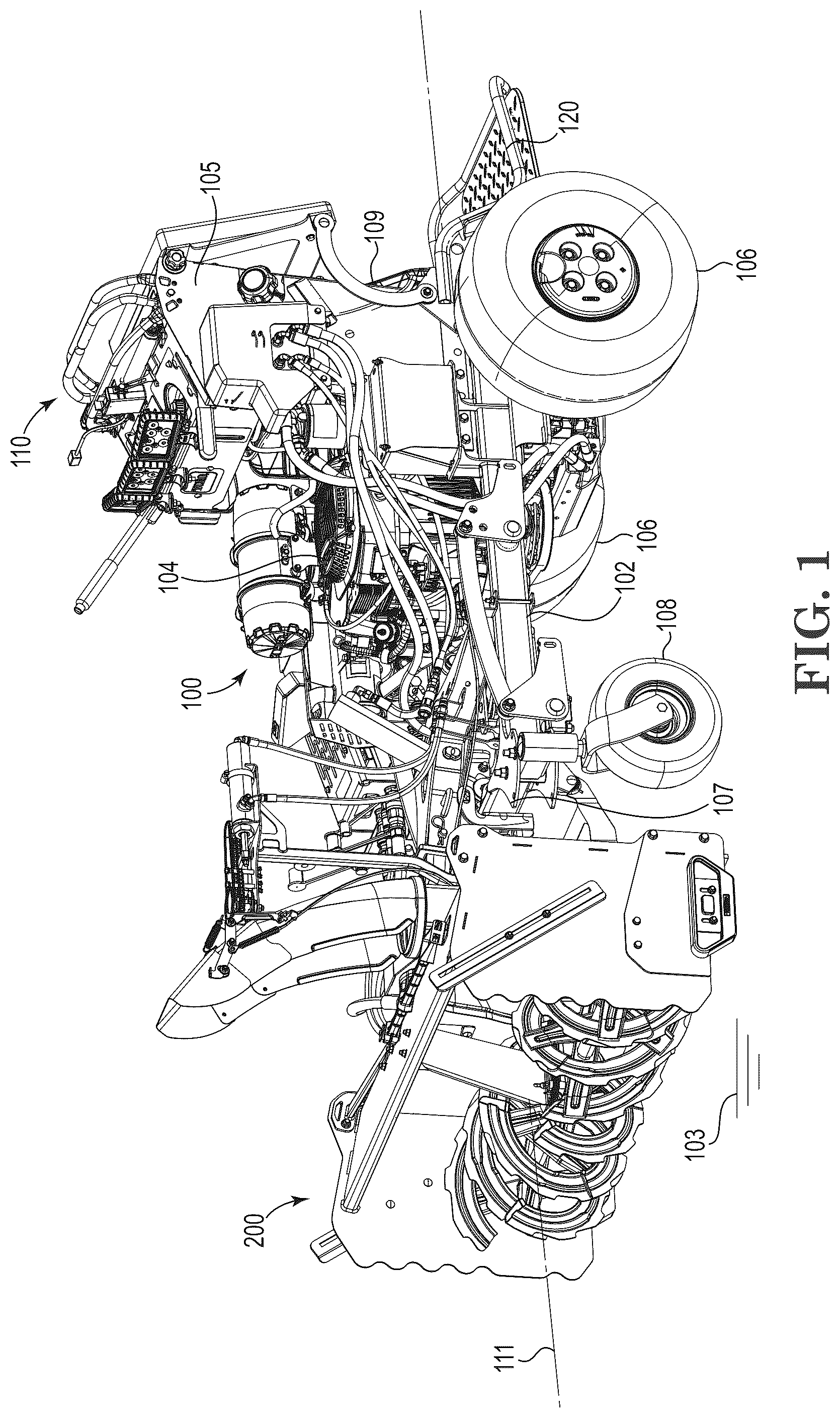 Patent US12320086 — Snowthrower auger housing with resilient scraper — Figure 1