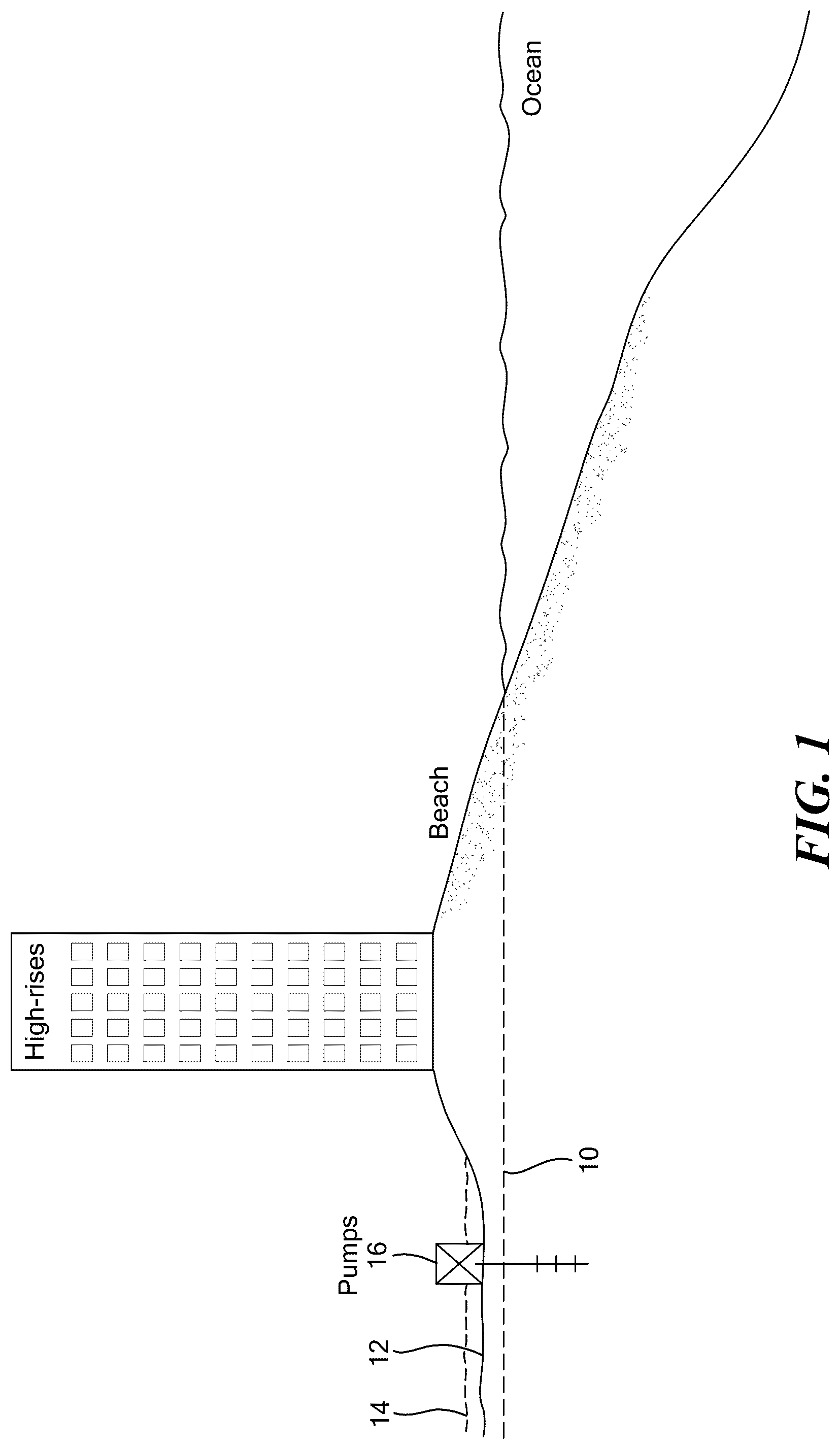 Patent US12320091 — Subterranean water barrier — Figure 1