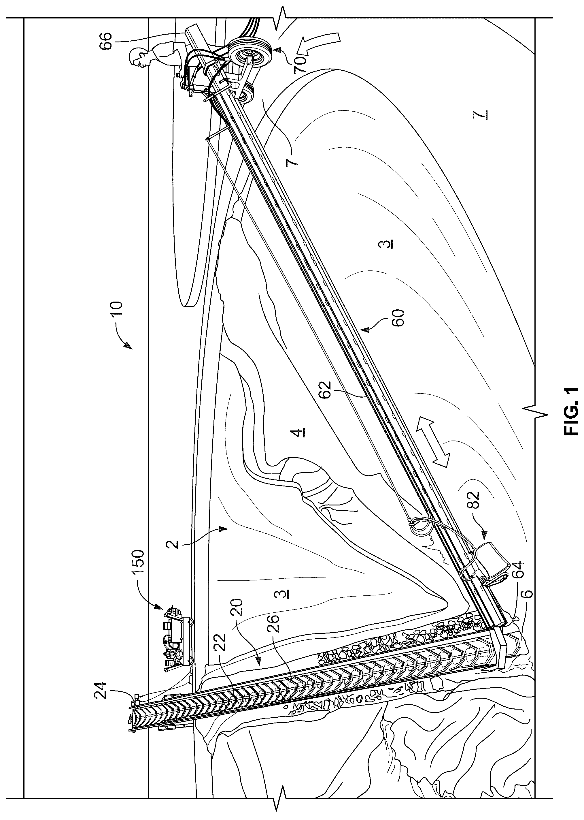 Patent US12320094 — Apparatus and method for excavating a cone shaped pit — Figure 1