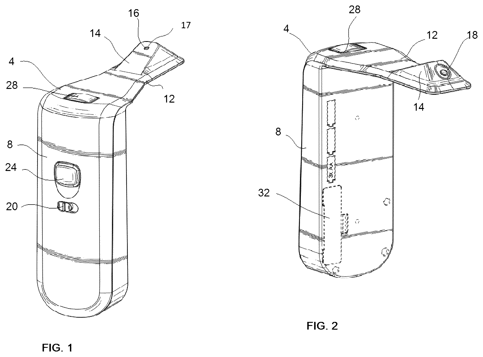Patent US12320109 Figure 1 – Toilet freshener and nightlight