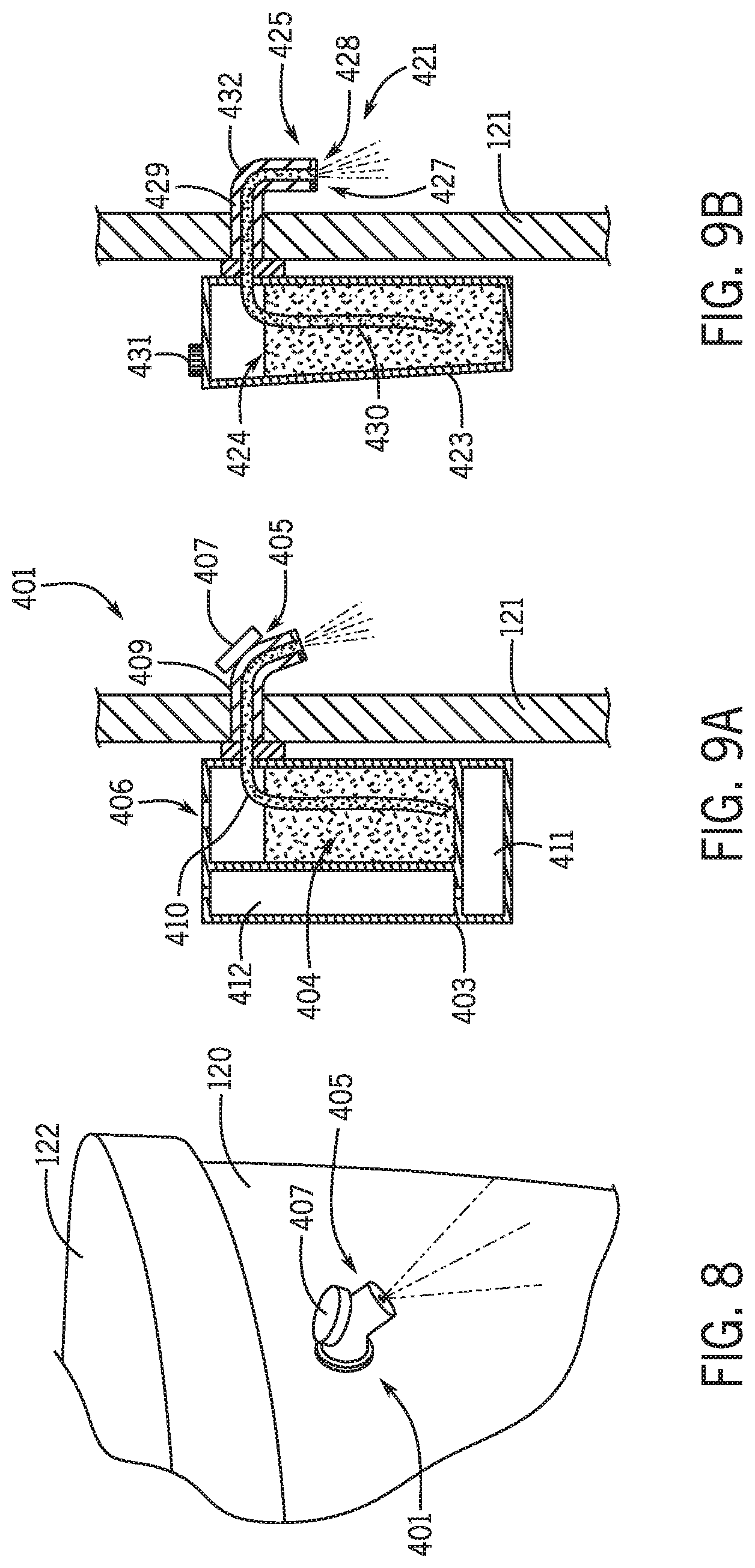 Patent US12320110 Figure 4 – Clean toilet and accessories