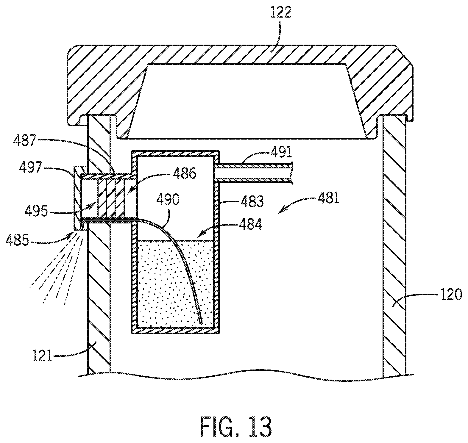 Patent US12320110 Figure 7 – Clean toilet and accessories