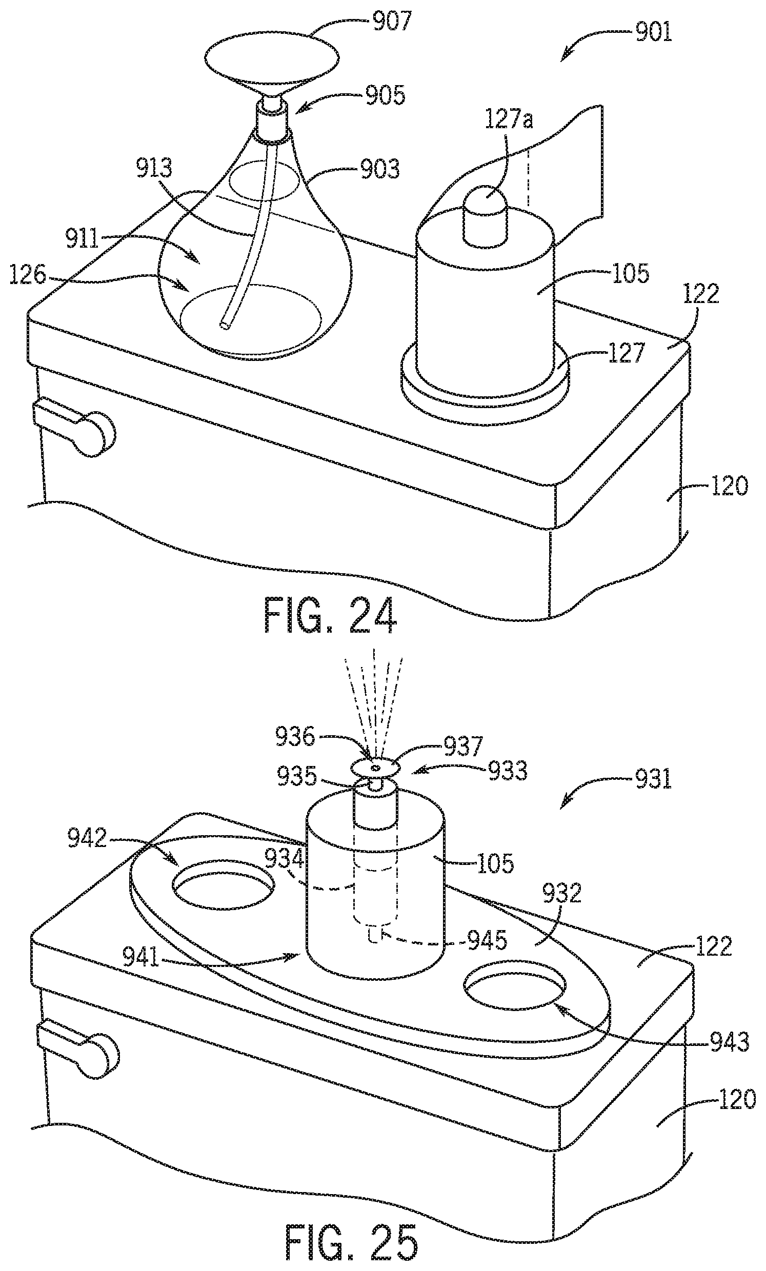 Patent US12320110 Figure 12 – Clean toilet and accessories