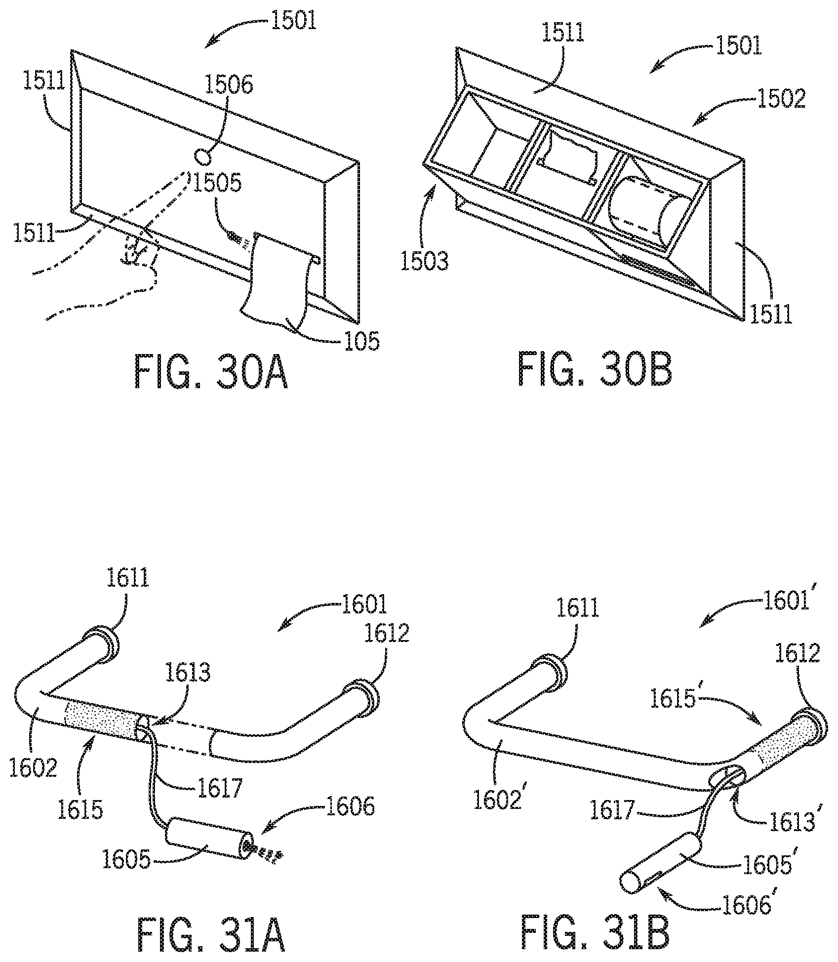 Patent US12320110 Figure 18 – Clean toilet and accessories