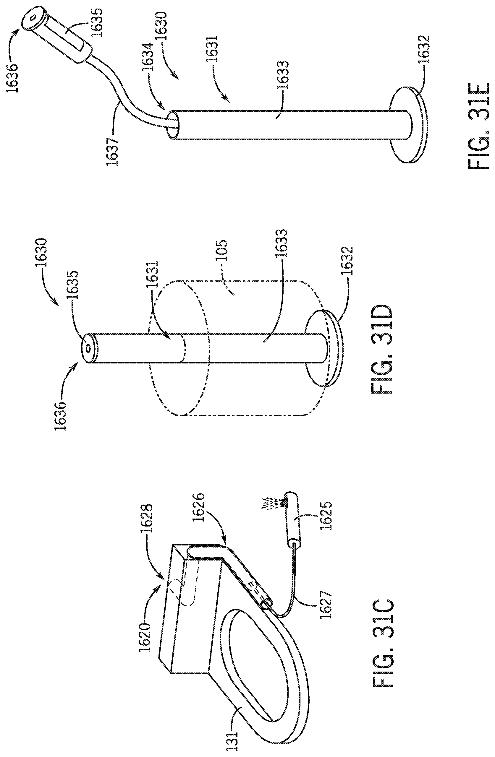 Patent US12320110 Figure 19 – Clean toilet and accessories