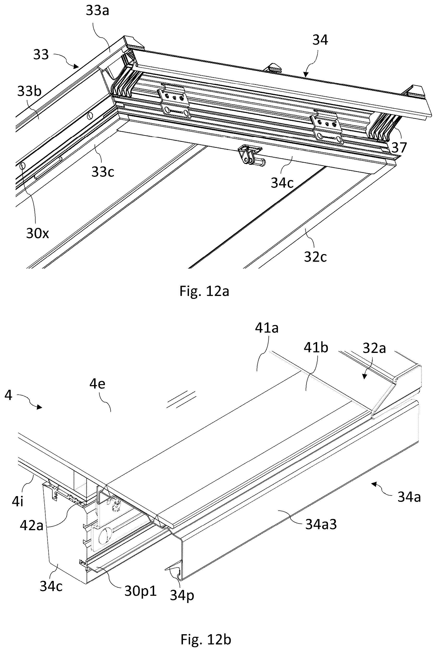 Patent US12320119 Figure 12 – Roof window comprising a sash with profile elements and method of manufacturing a roof window