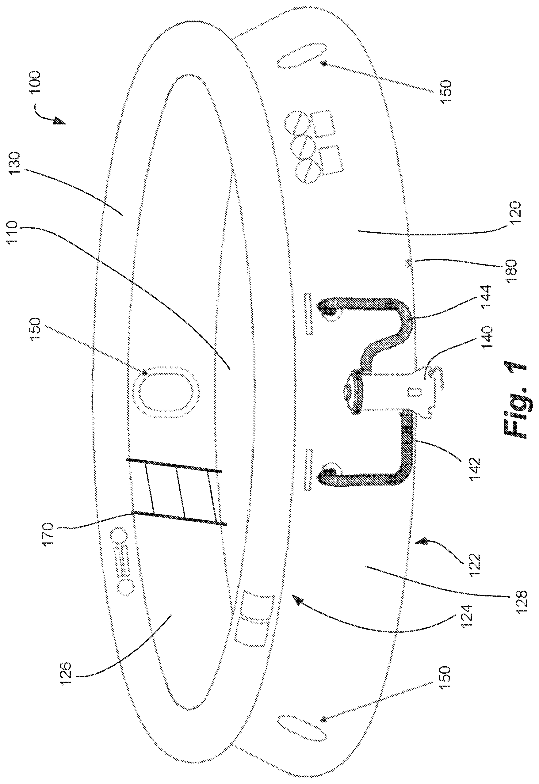 Patent US12320143 — Drain plug for an above-ground pool — Figure 1