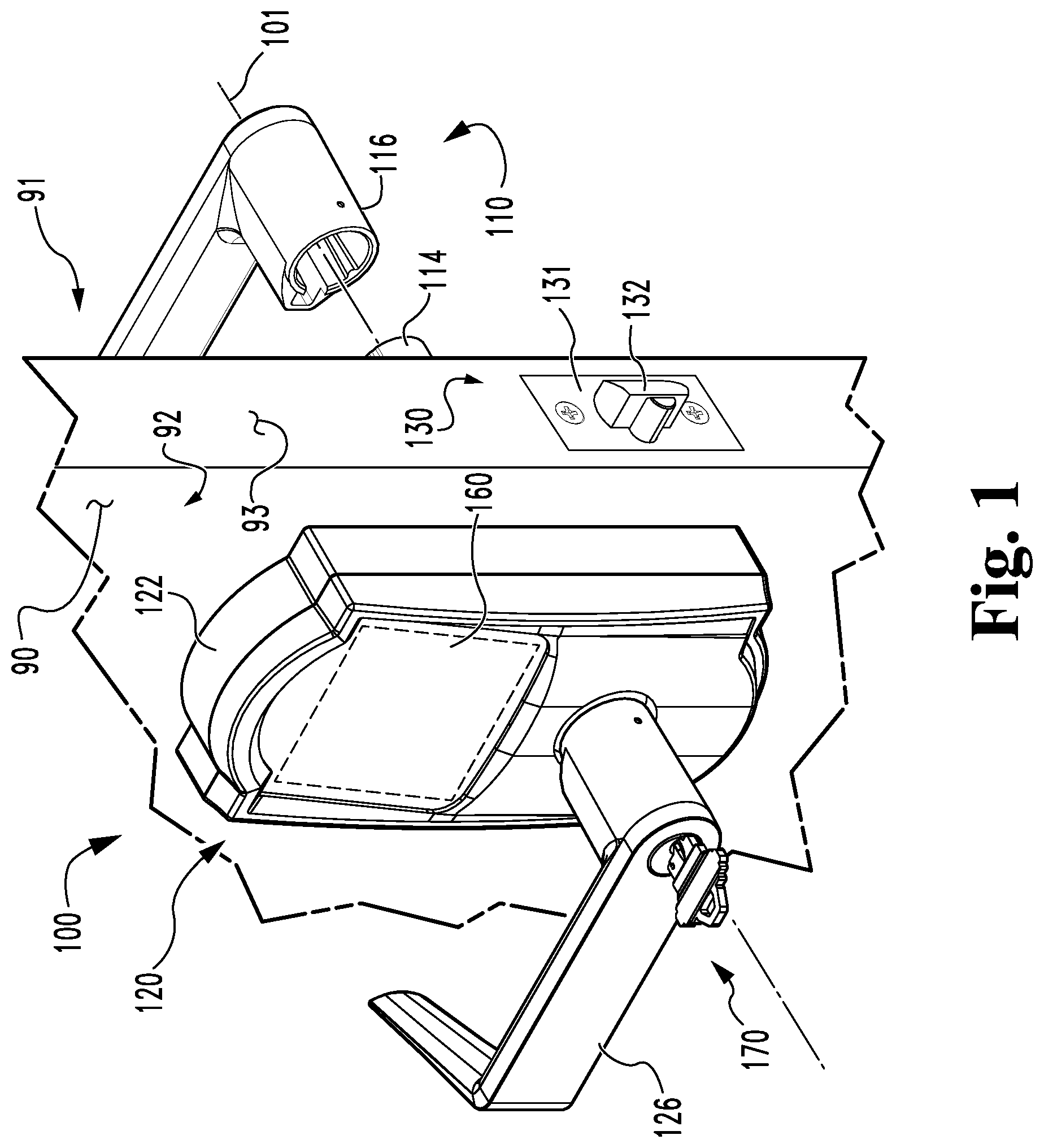 Patent US12320159 — Axial clutch mechanism — Figure 1