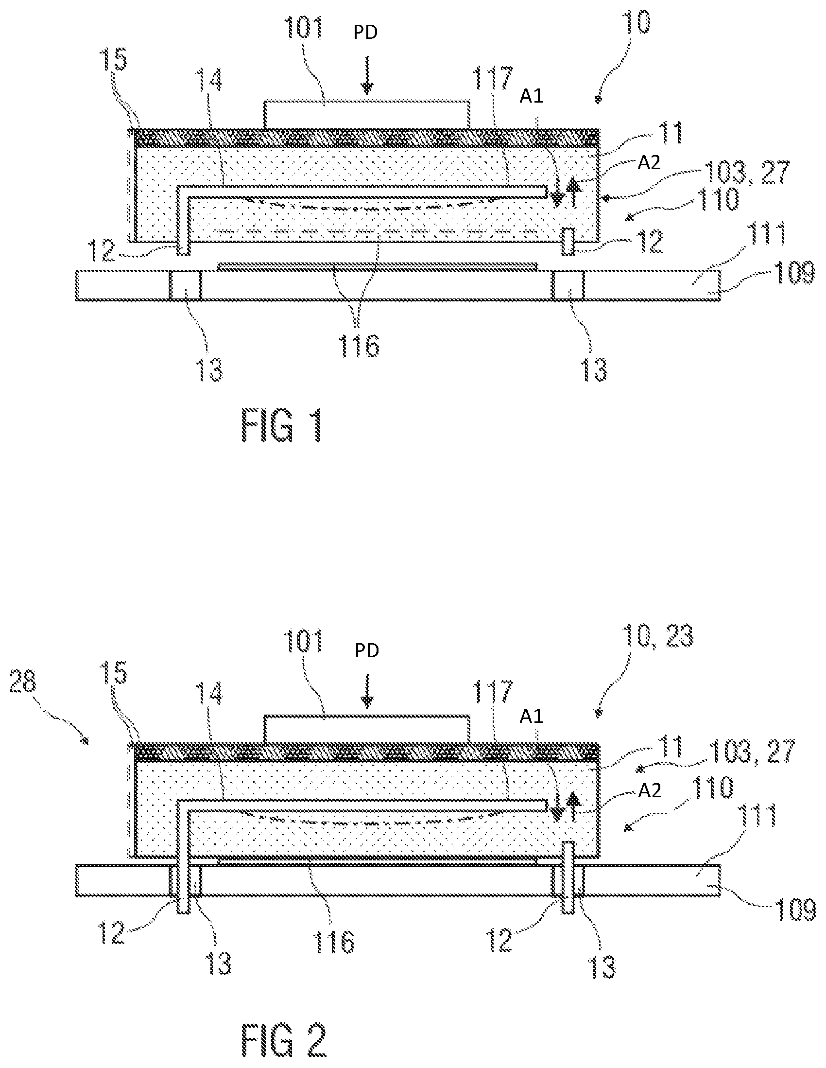Patent US12320168 Figure 1 – Electronic sensor module, handle module, and movable vehicle element