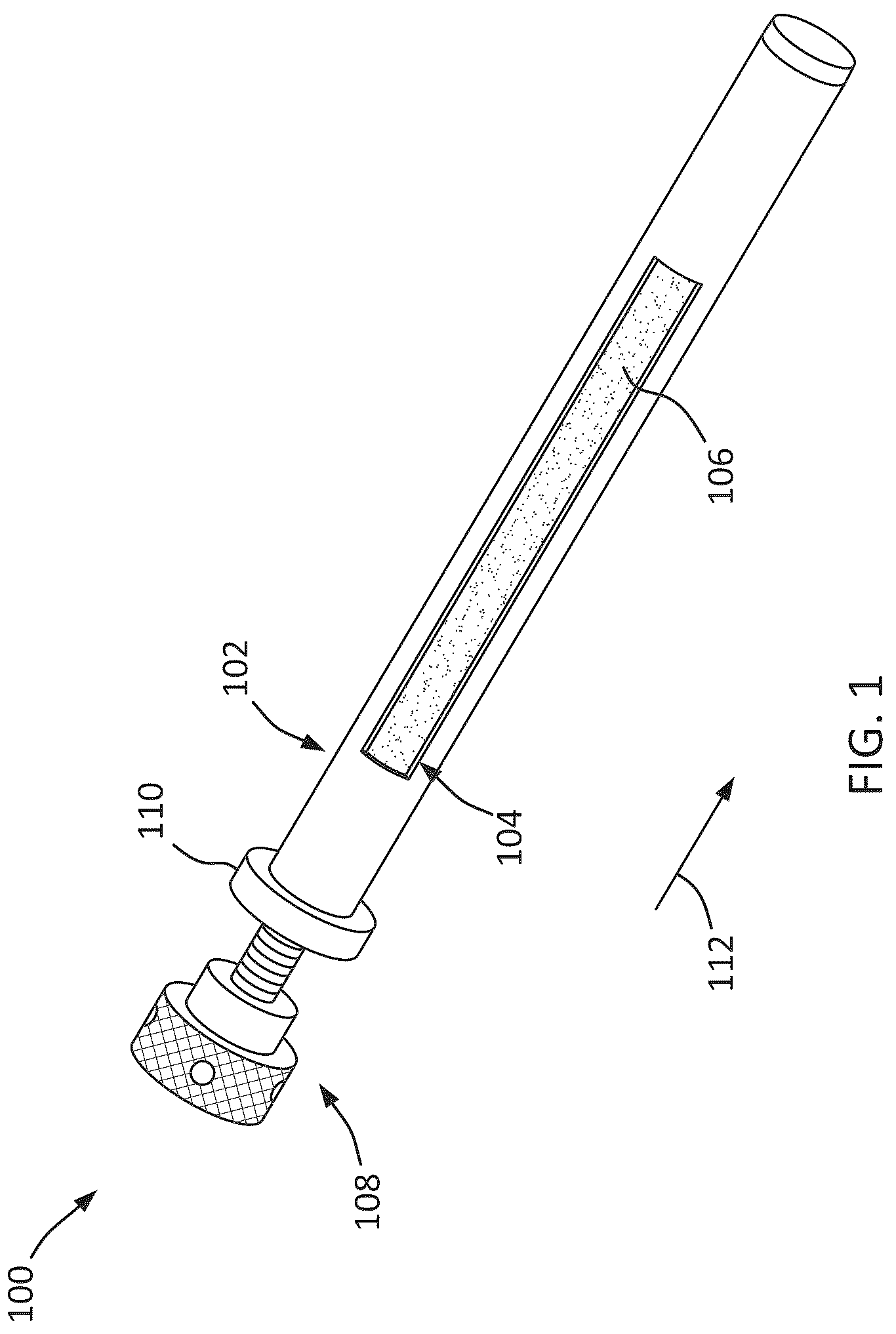 Patent US12320177 — Tension hinge pin for door hinges — Figure 1